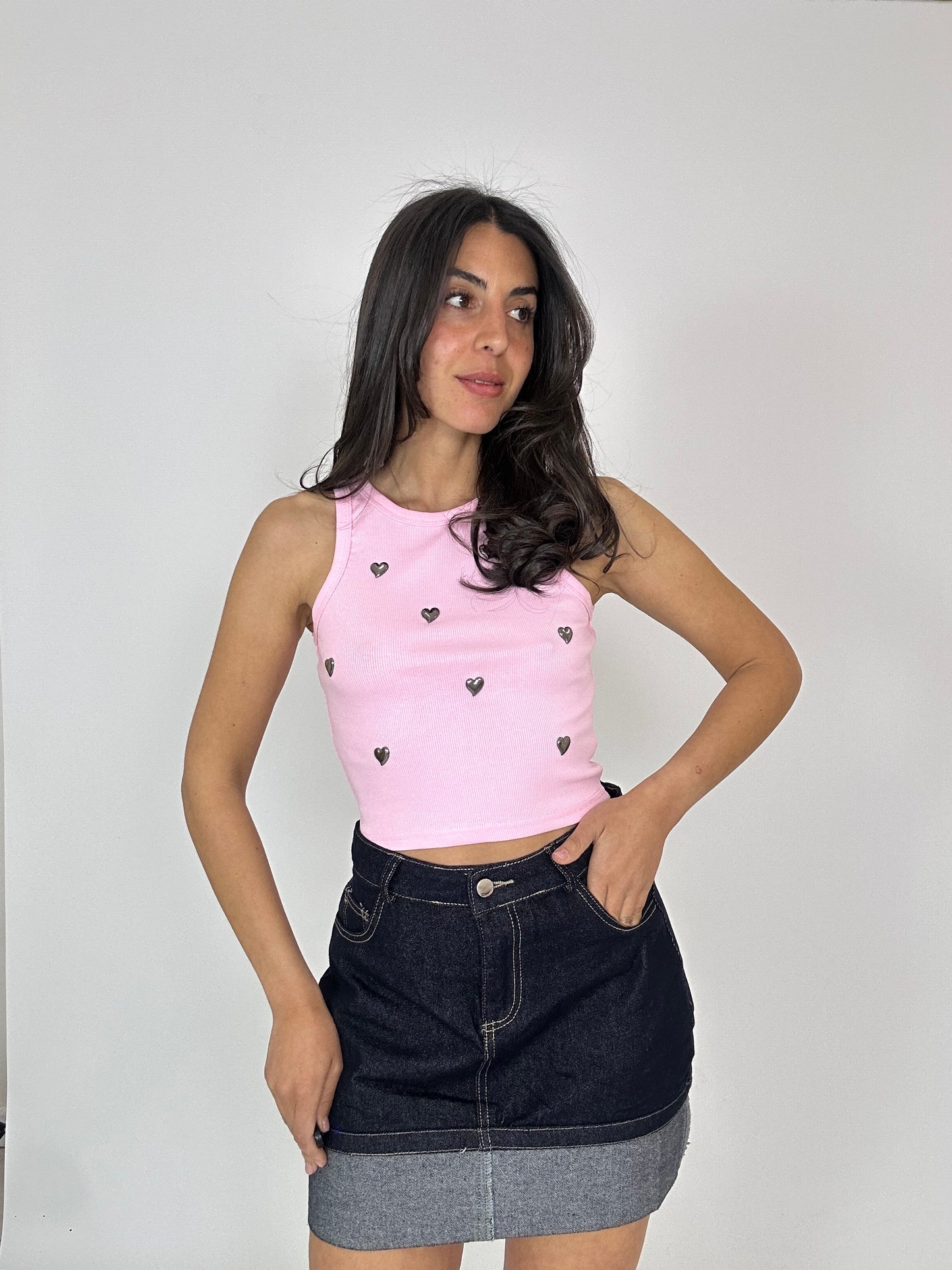Coordinato Denim giubbotto- gonna
