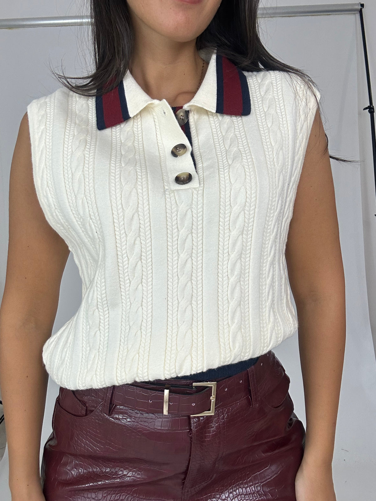 Gilet intrecciato