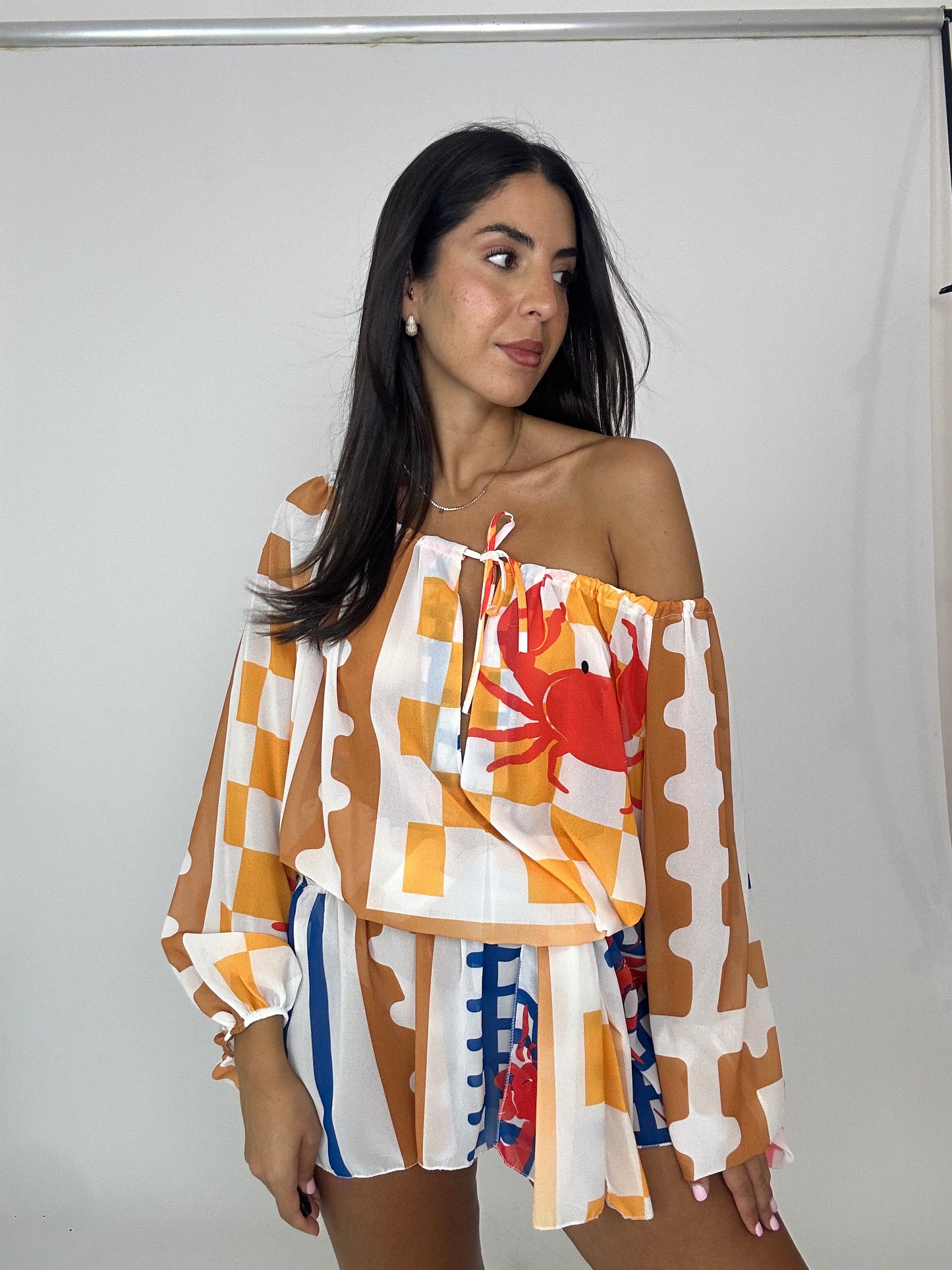 Vestito cn bandana leggero
