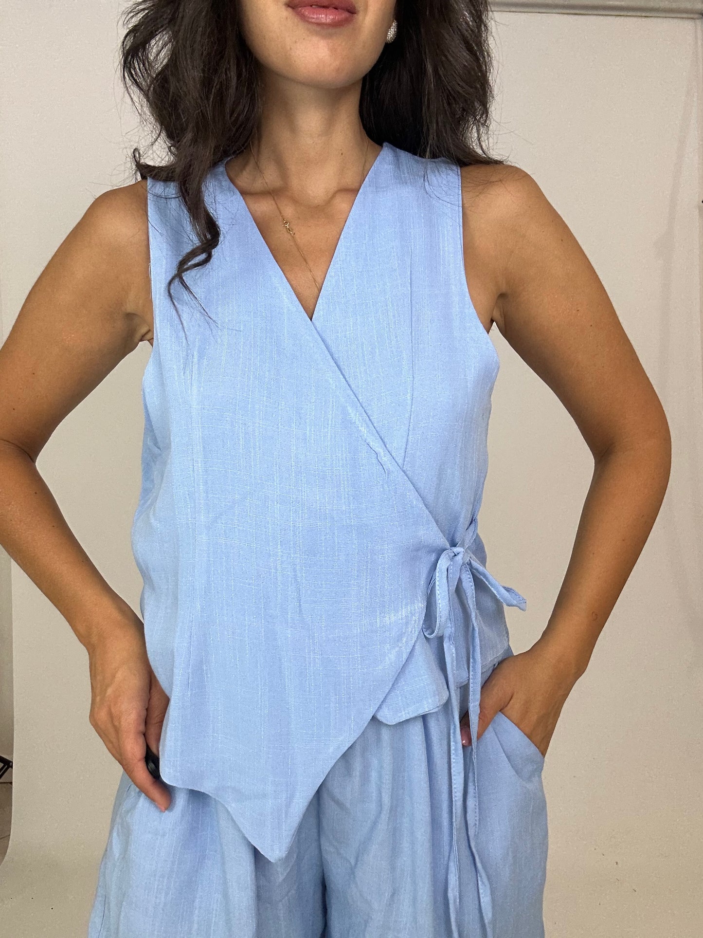 Coordinato gilet pantaloncini