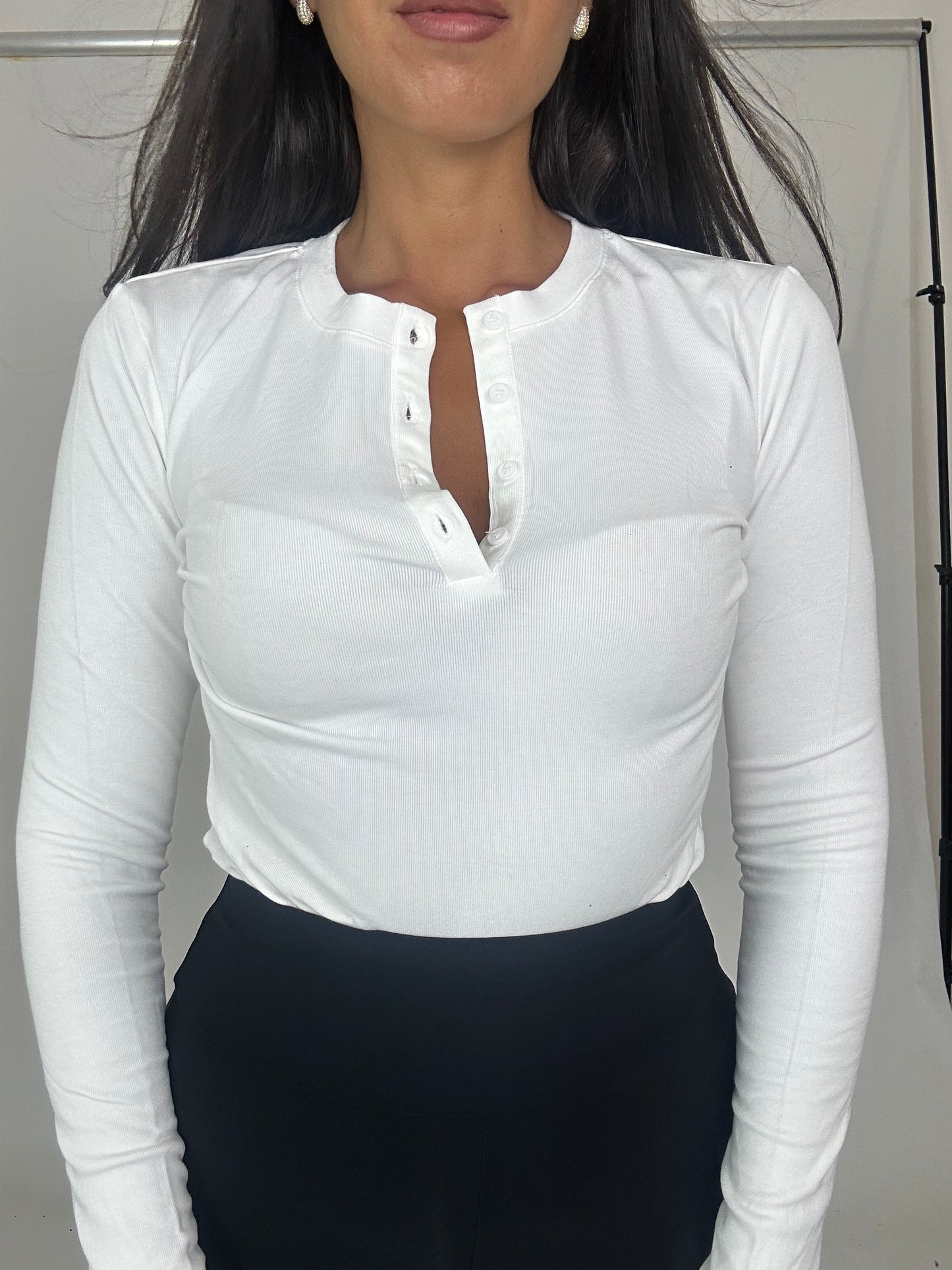 Maglia con bottoncini lumina