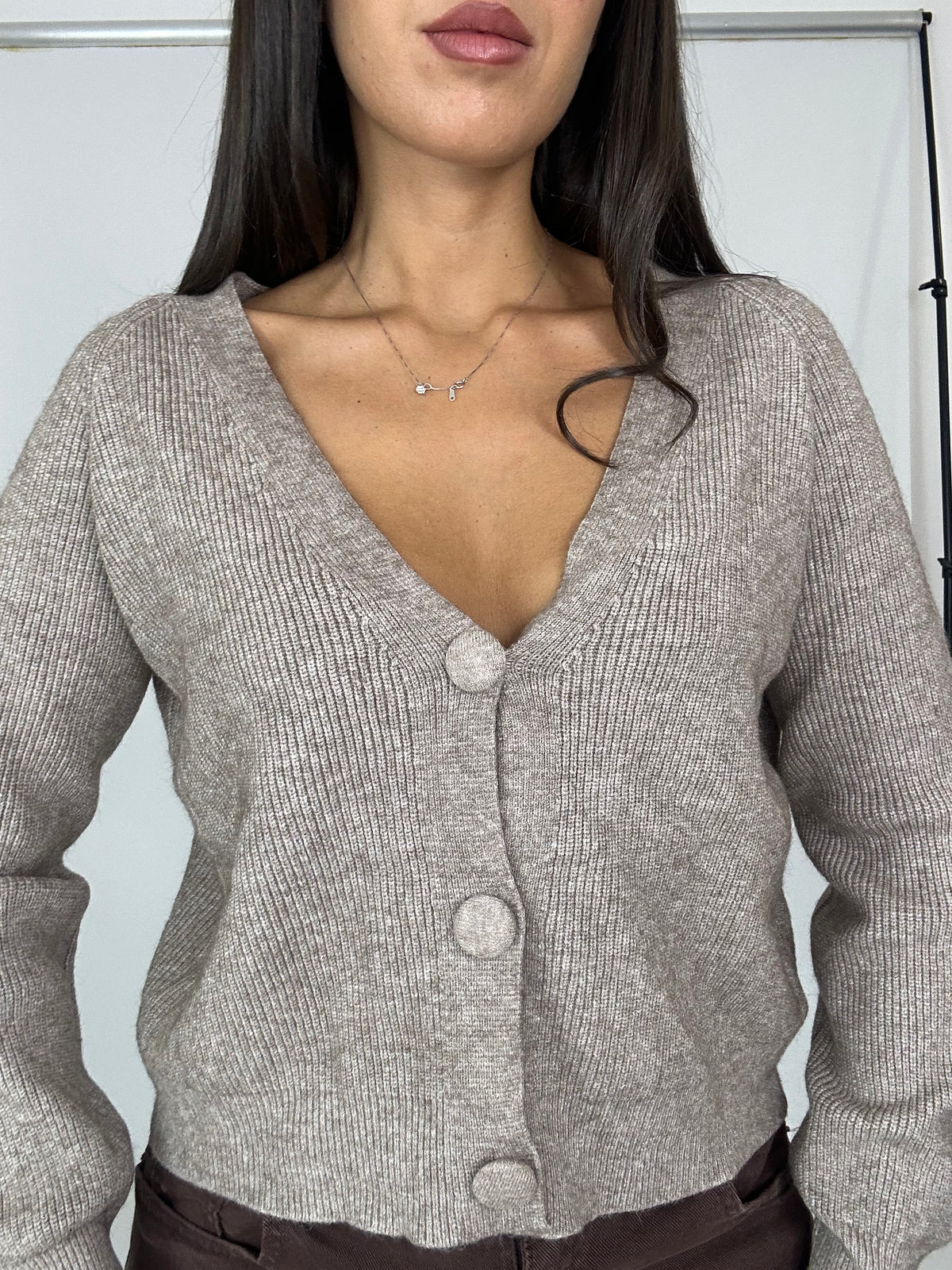 Cardigan in lana