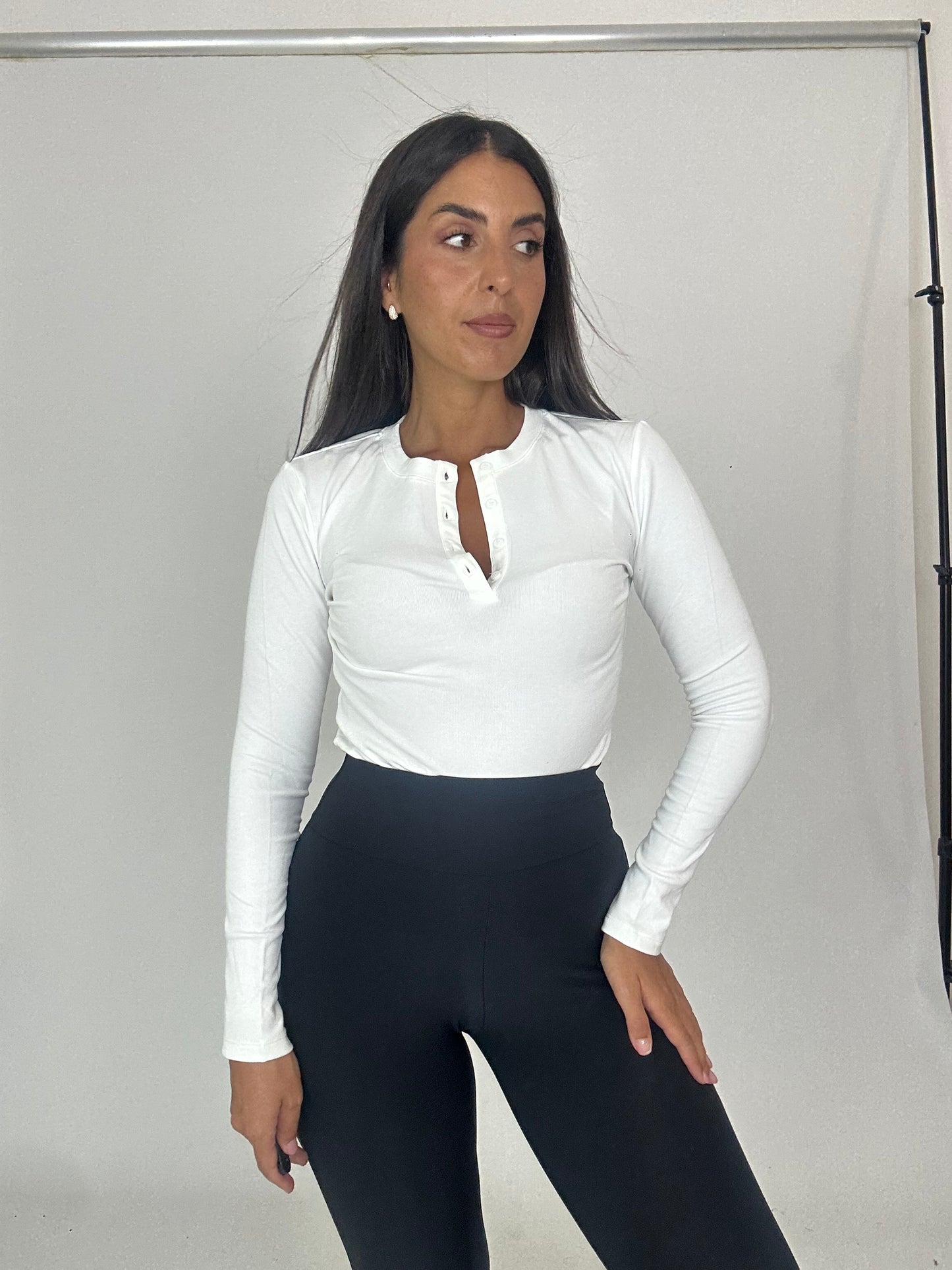 Leggings nero vita alta