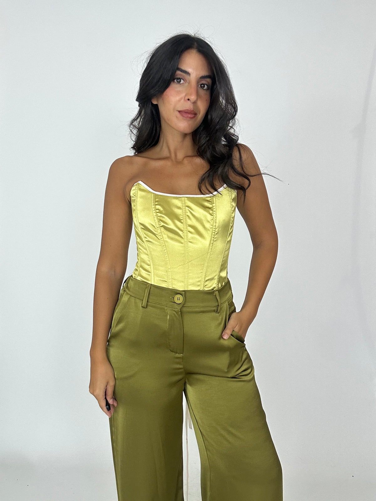 Corsetto in raso