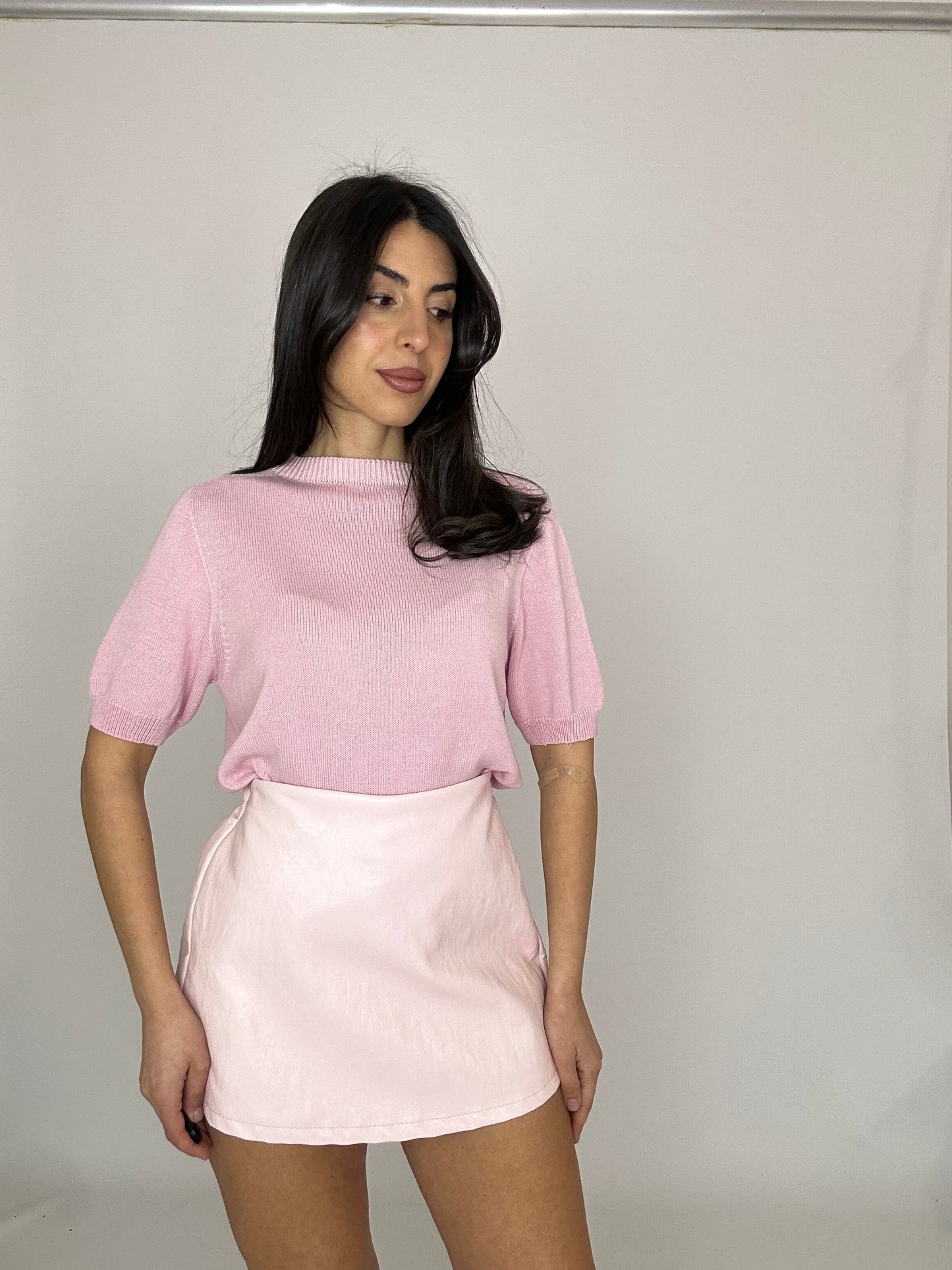 Pantagonna eco pelle rosa