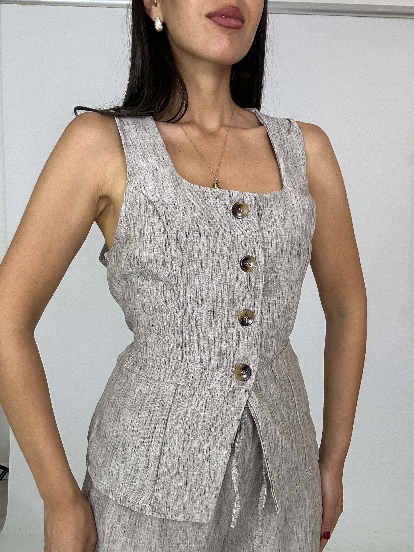 Completo leggero beige