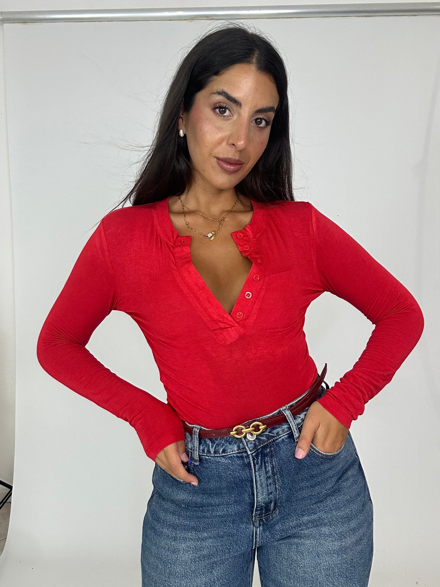 Maglia con bottoncini