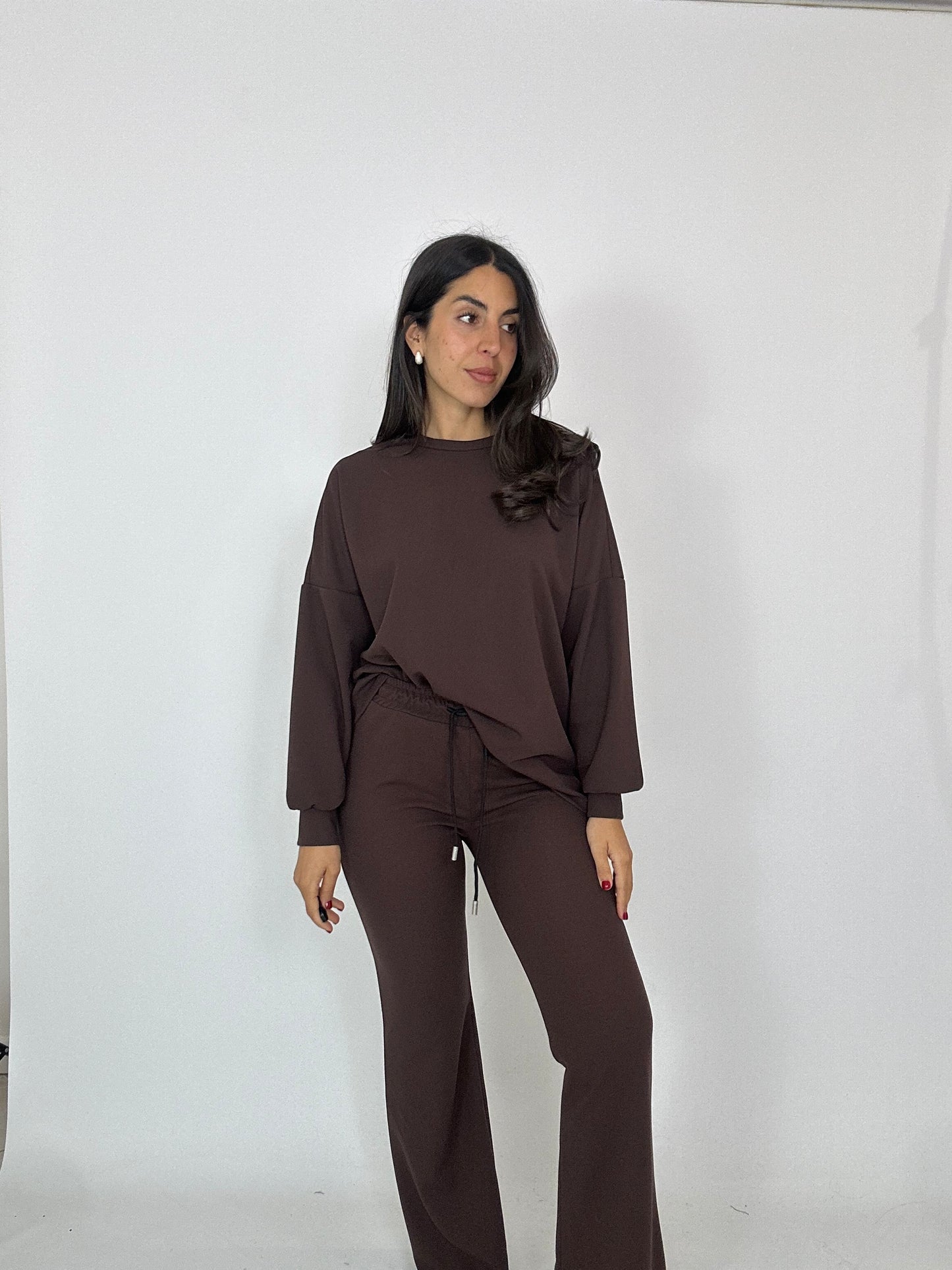 Coordinato marrone leggero