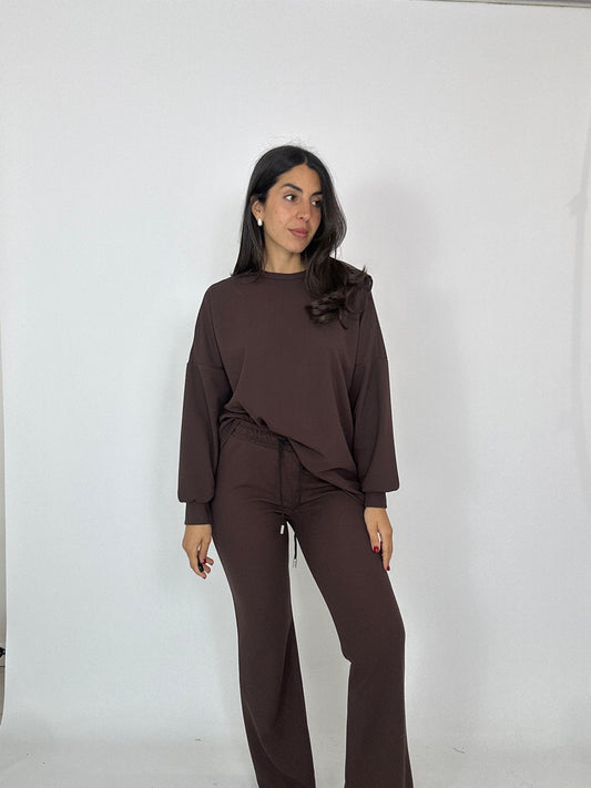 Coordinato marrone leggero