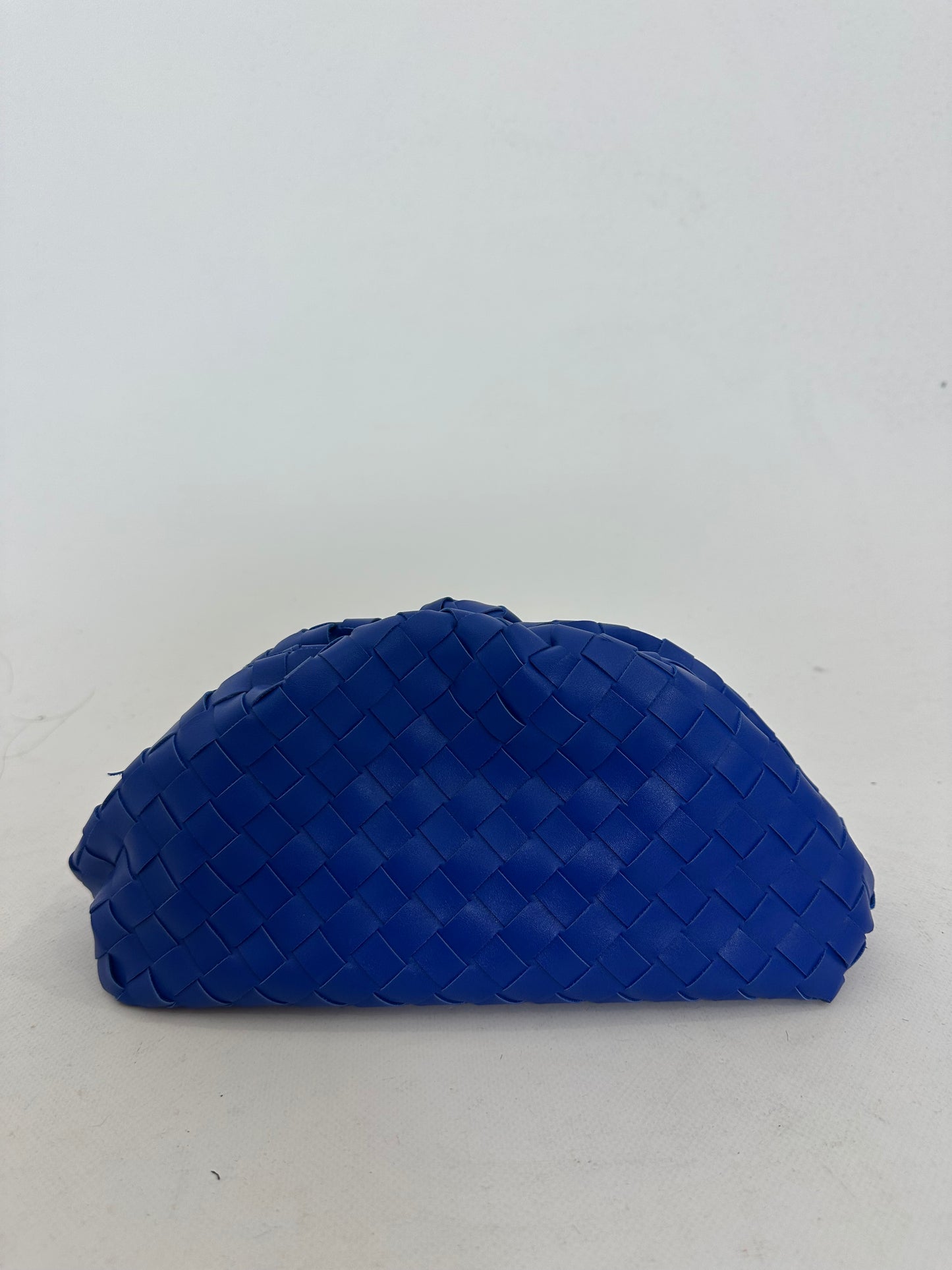 Borsa blu con tracolla