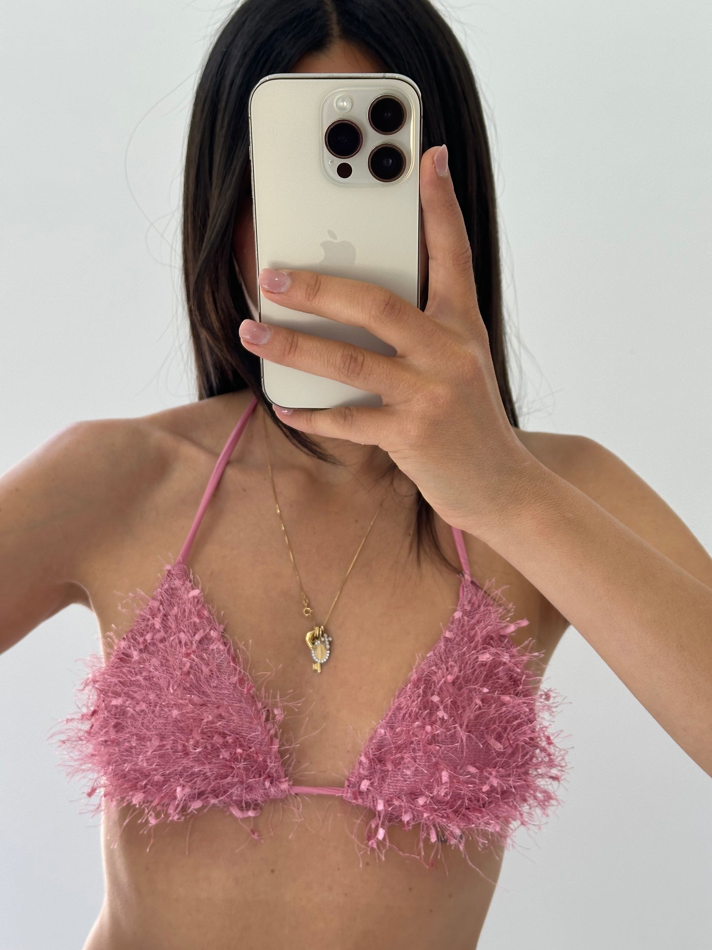 Bikini piumetta rosa