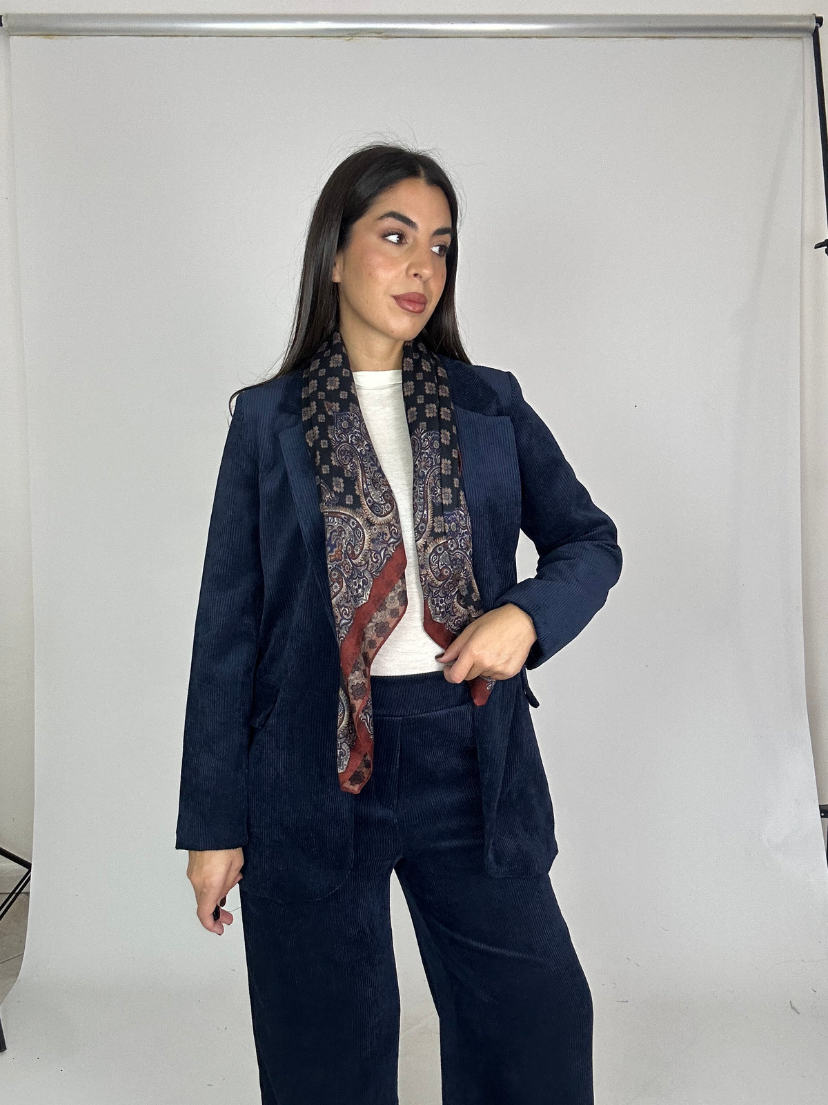 Foulard blu
