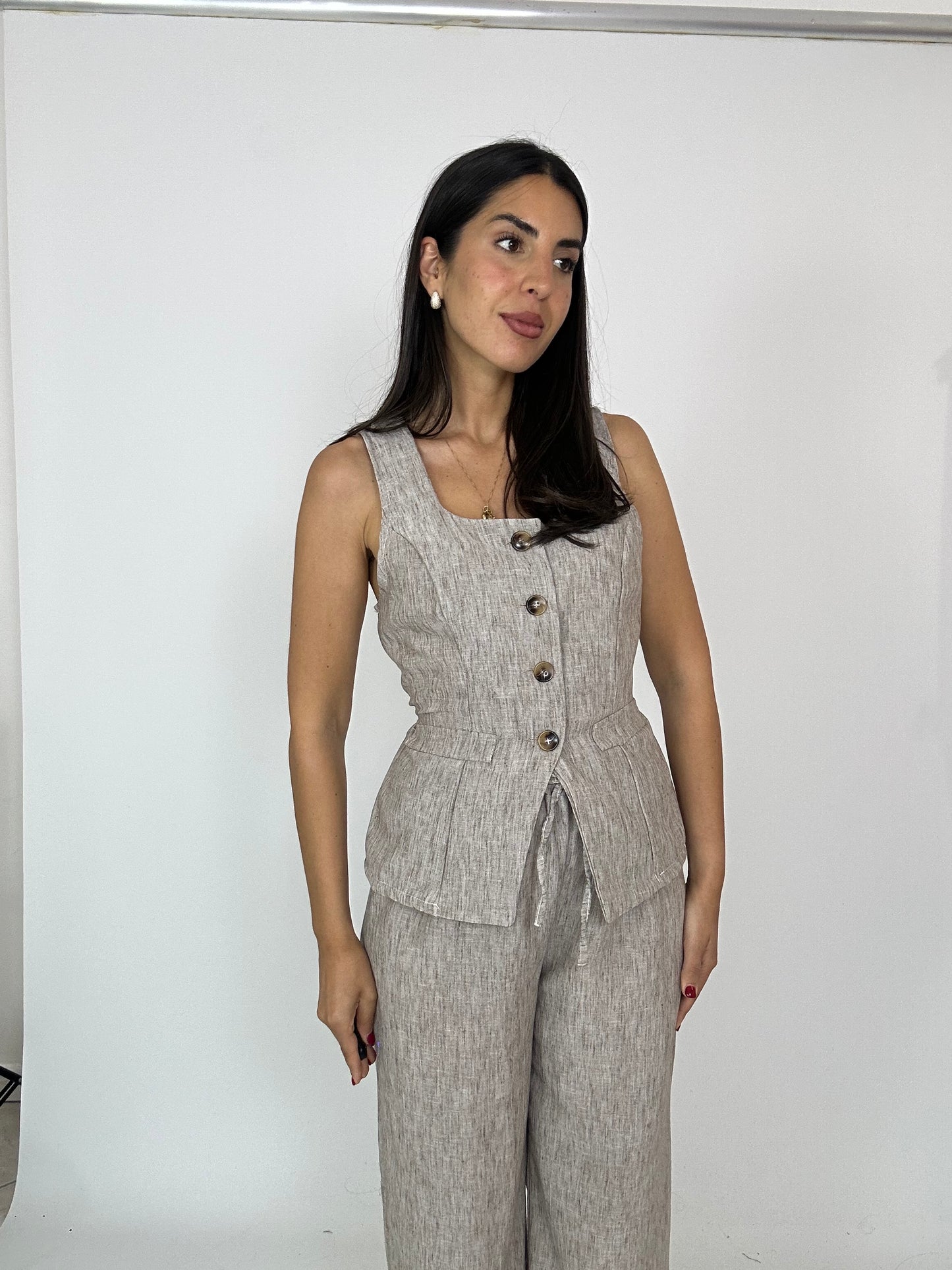 Completo leggero beige