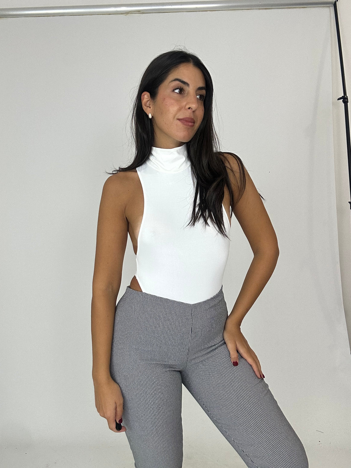 Capri pants nero e bianco