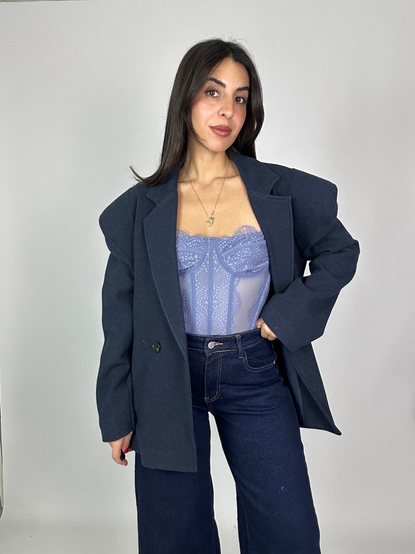 Blazer in panno