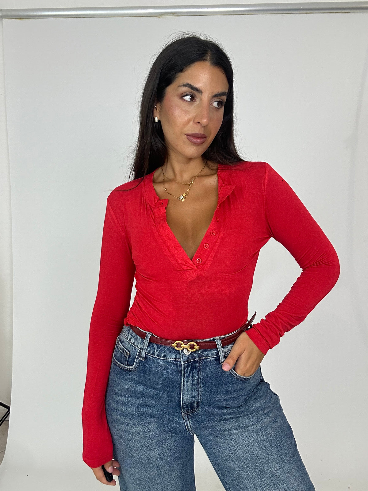 Maglia con bottoncini