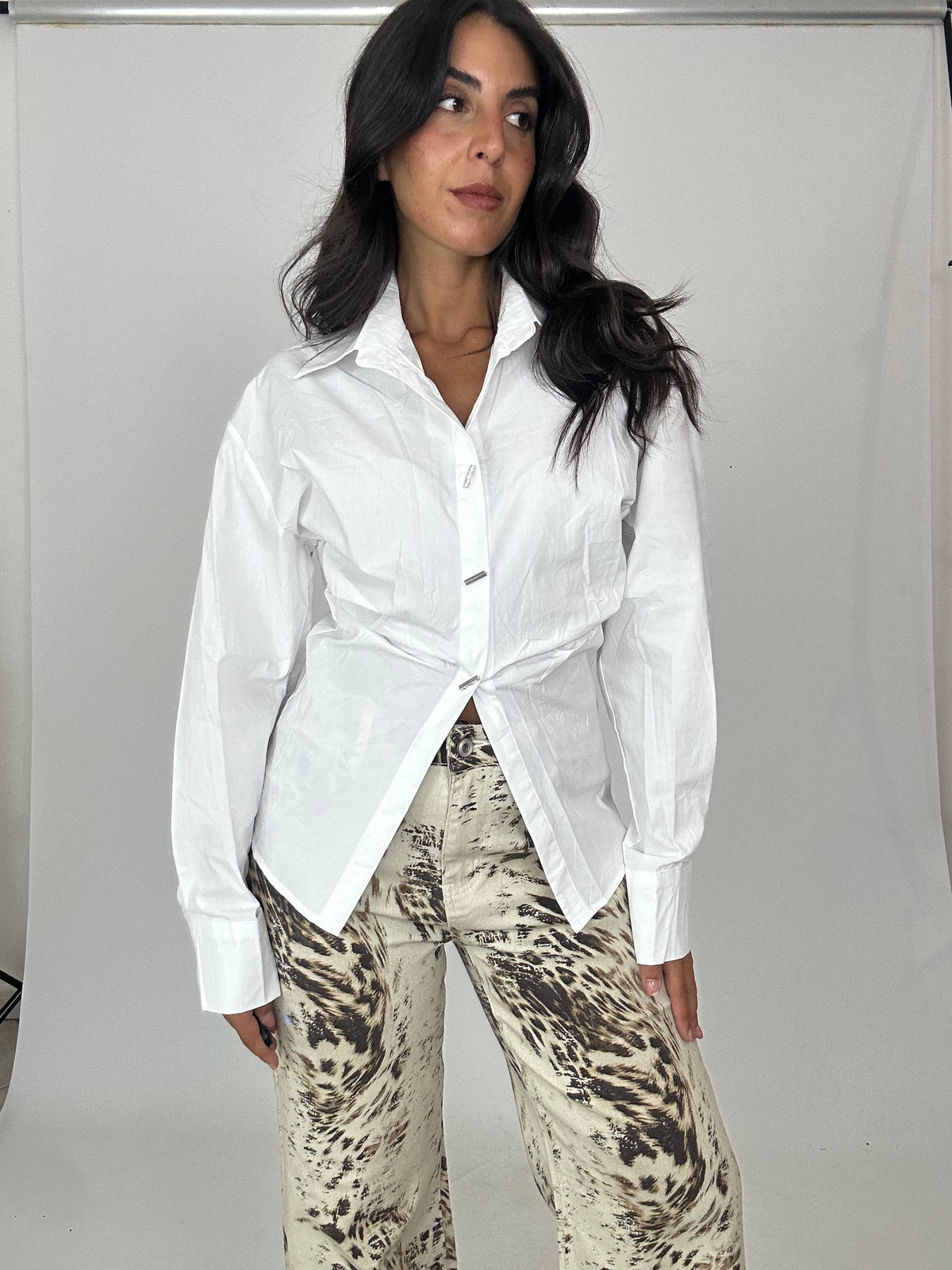 Camicia bianca avvitata monique