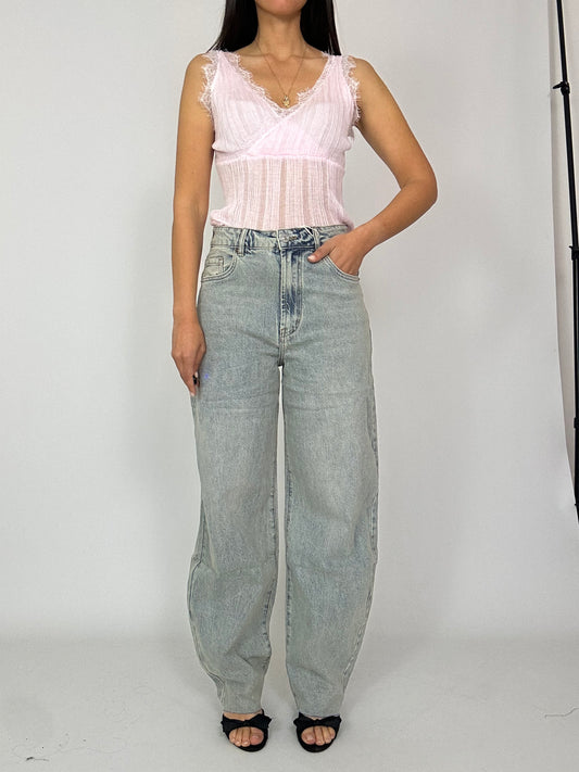 Jeans Balloon sabbiato