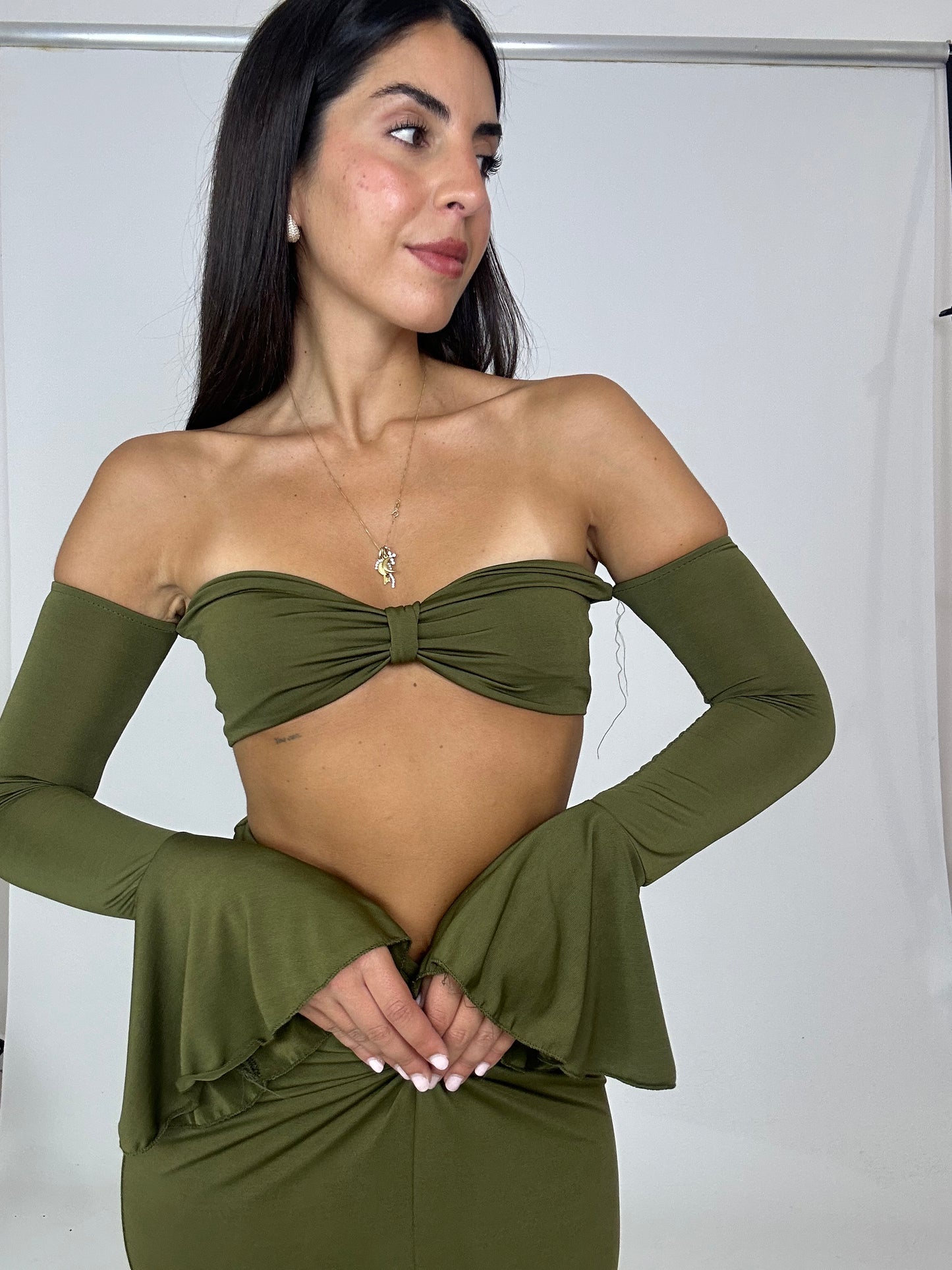 Coordinato verde oliva