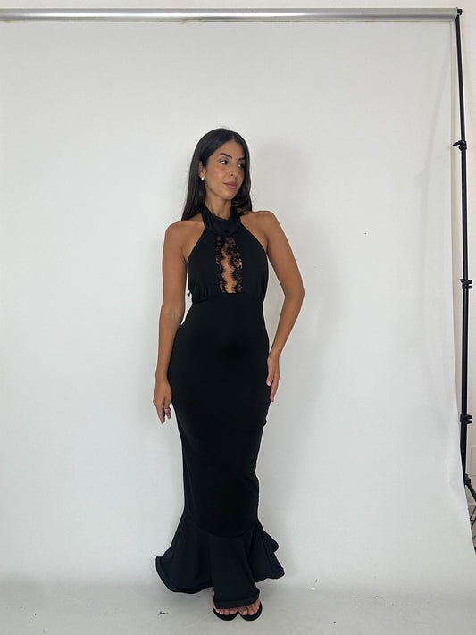 Abito sirena nero