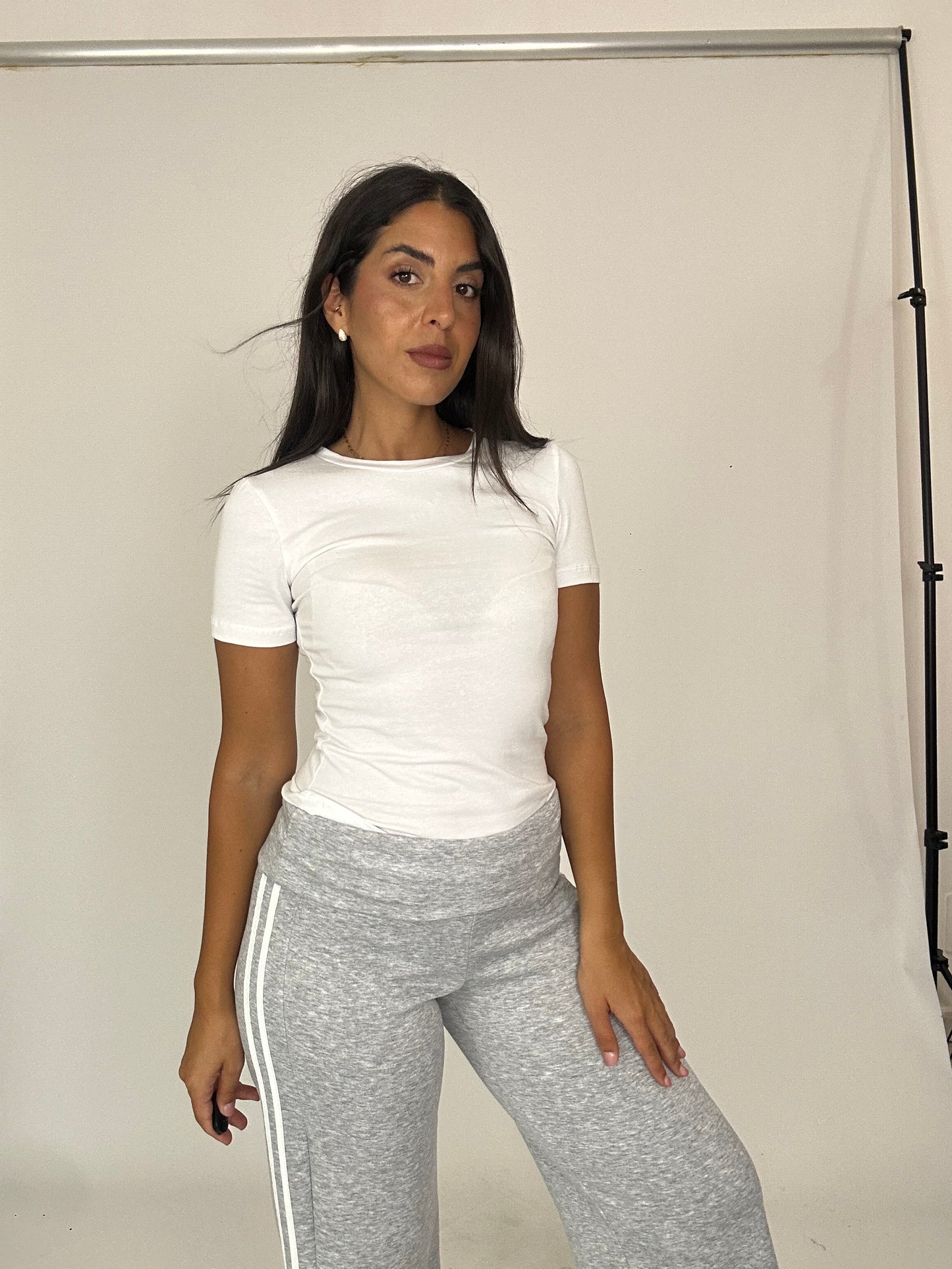 Maglia basic bianca just west