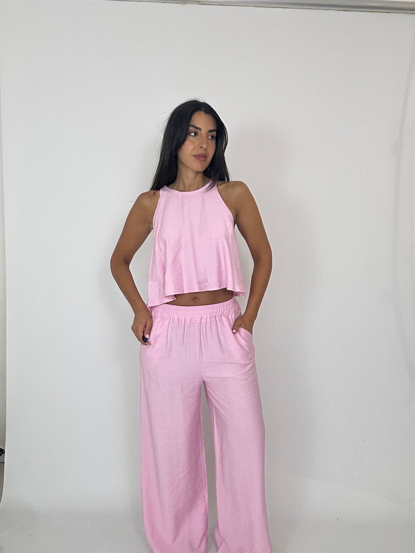 Completo leggero rosa