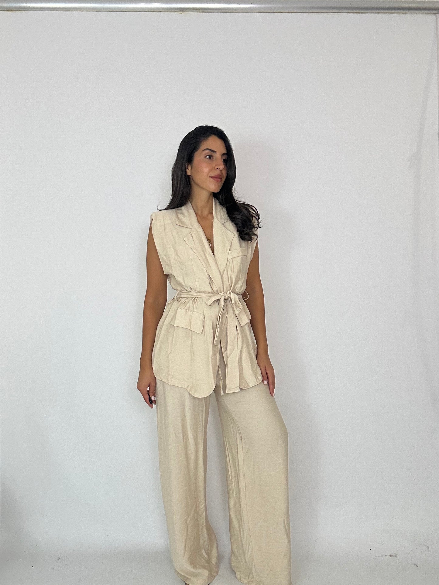 Coordinato leggero gilet pantalone