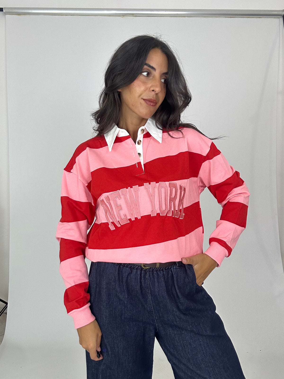 Polo rosa rossa New York