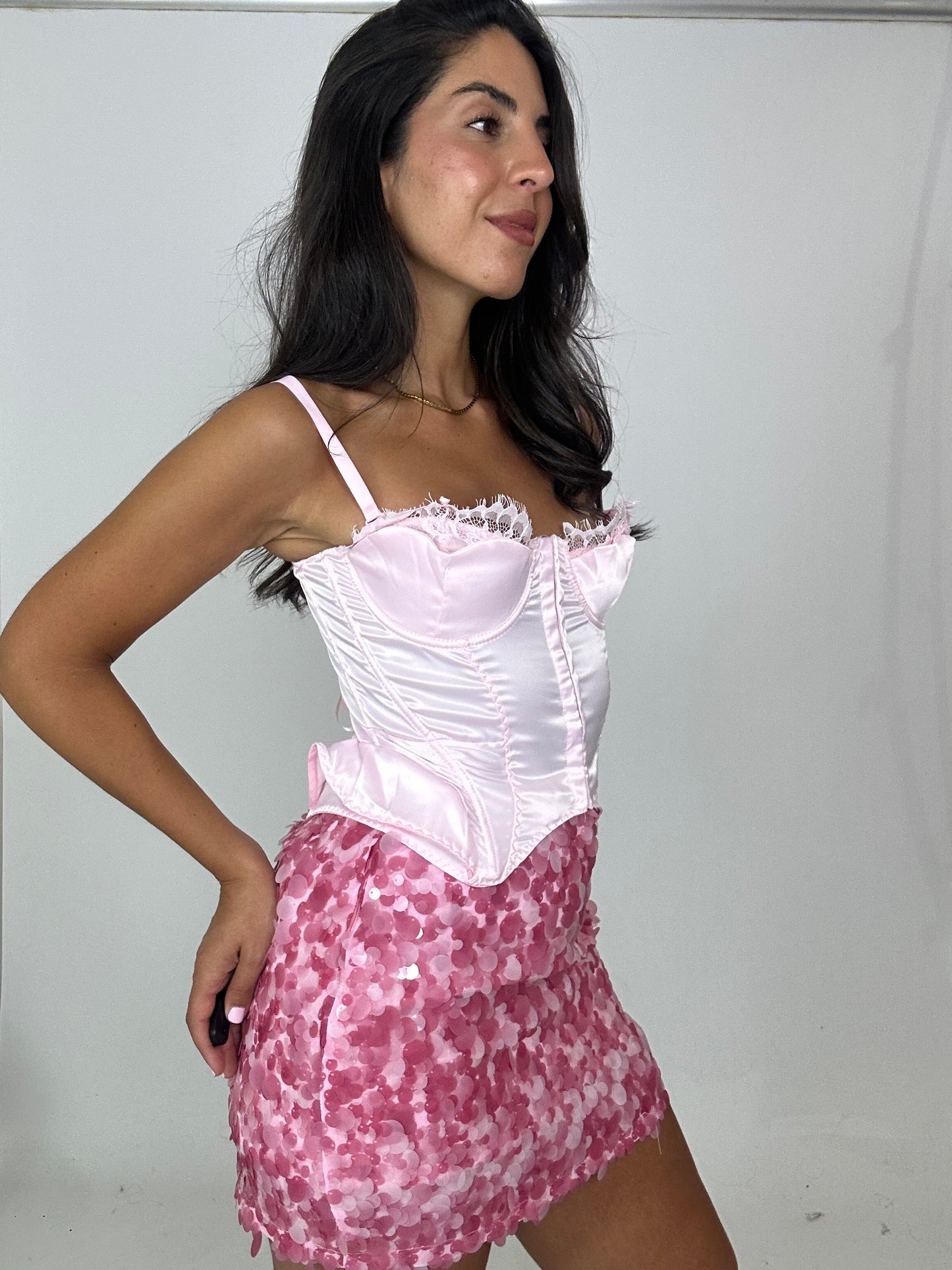 Corsetto rosa