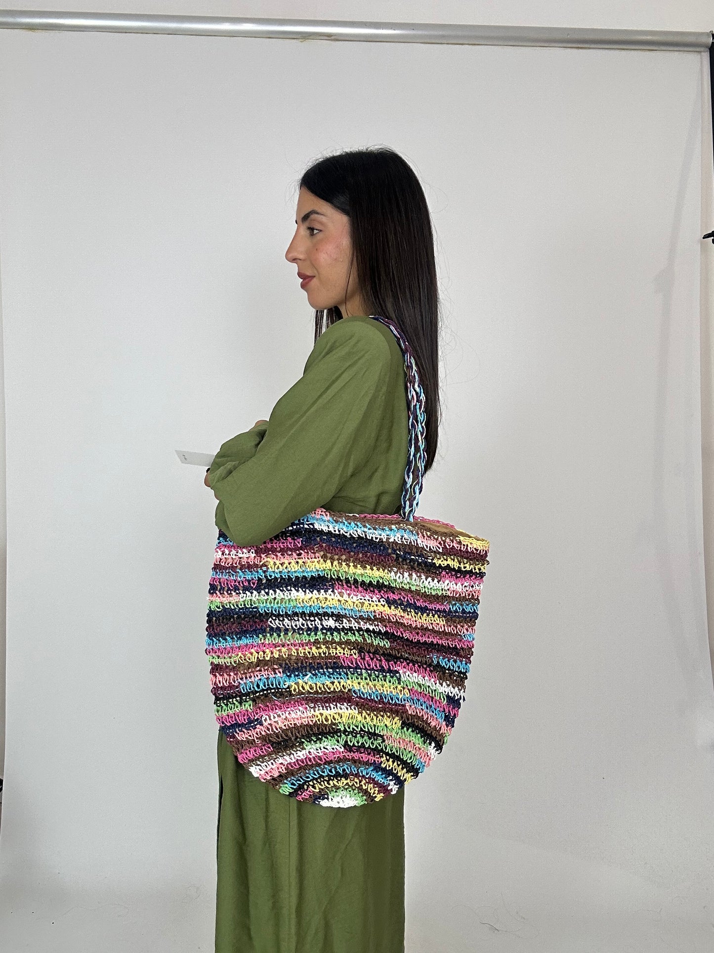 Borsa mare multicolore