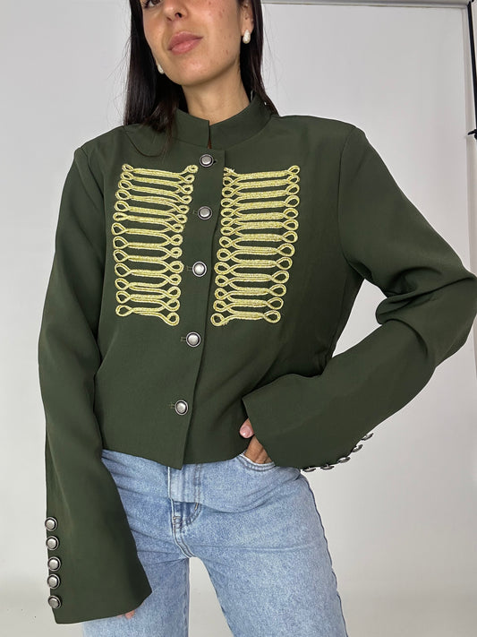 Blazer verde Napoleone