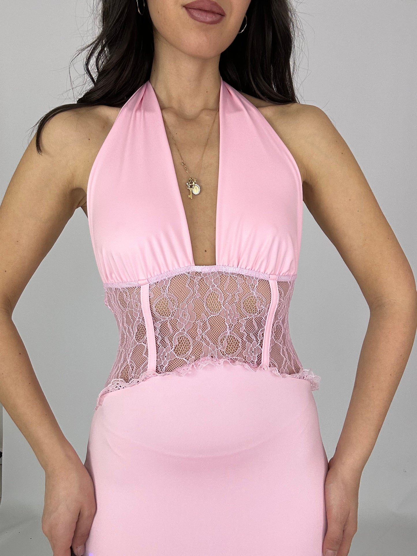 Abito rosa barbie