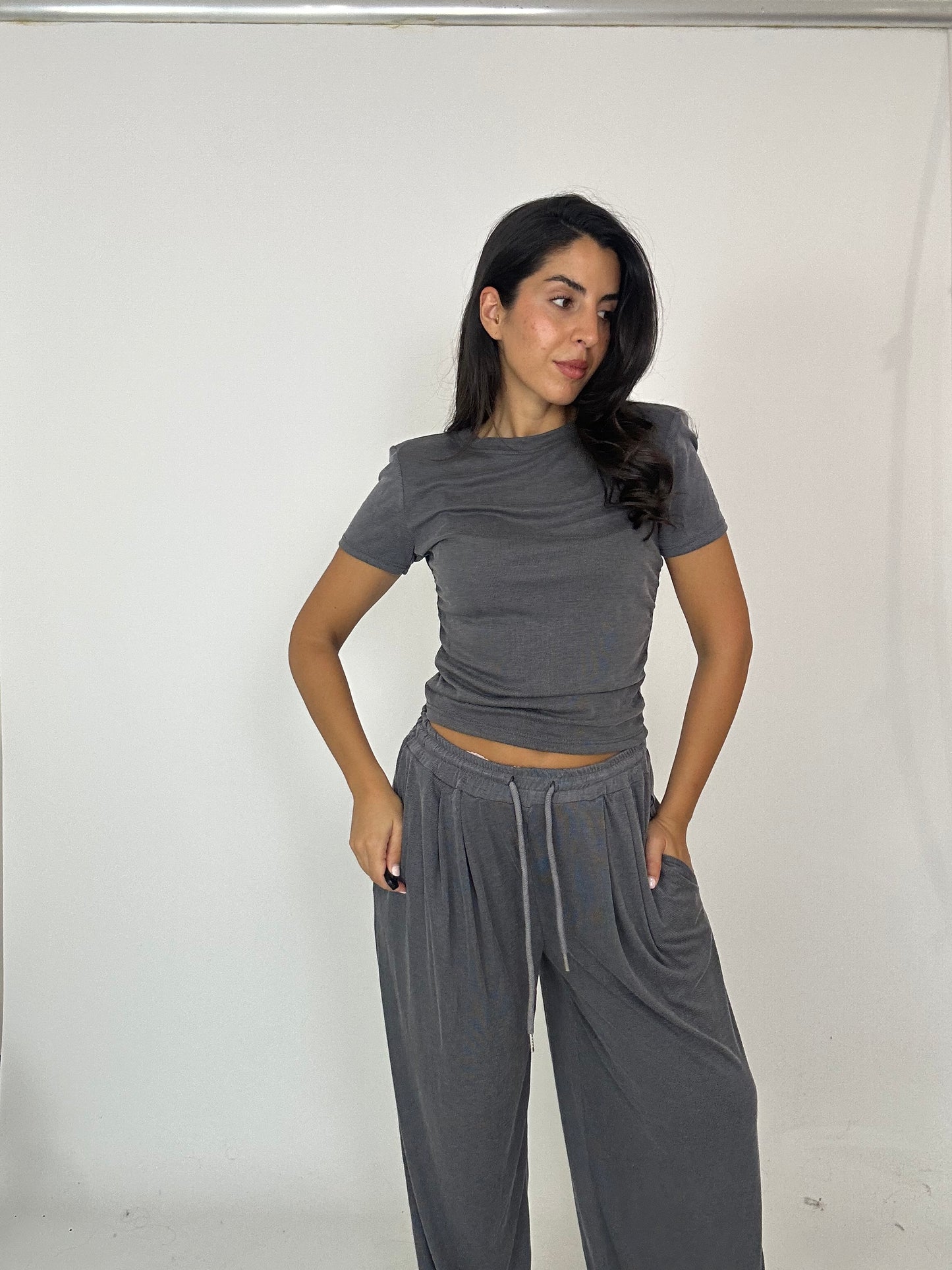 Coordinato comodo grigio