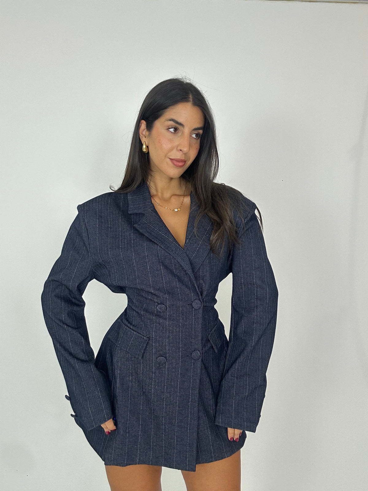 Abito blazer blu