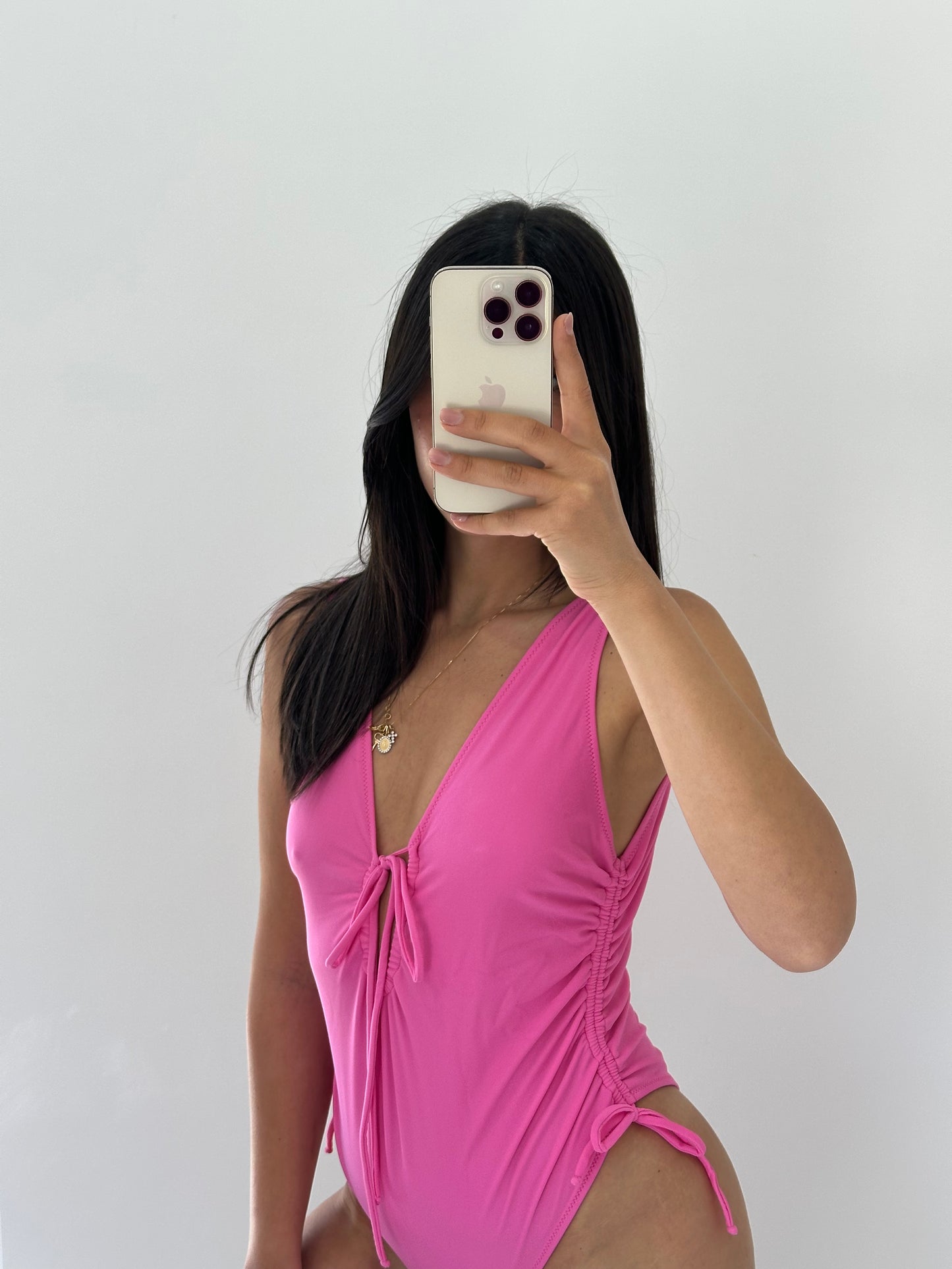 Intero laccio nei fianchi rosa