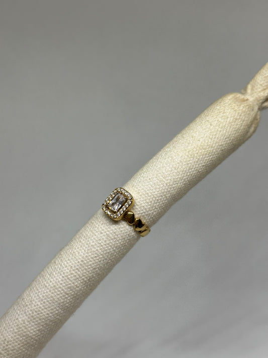 Anello rettangolare regolabile