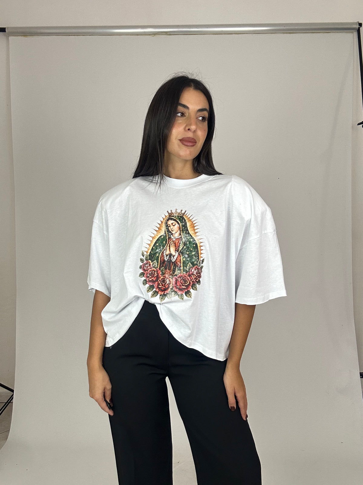 Maglia “madonna” con spalline