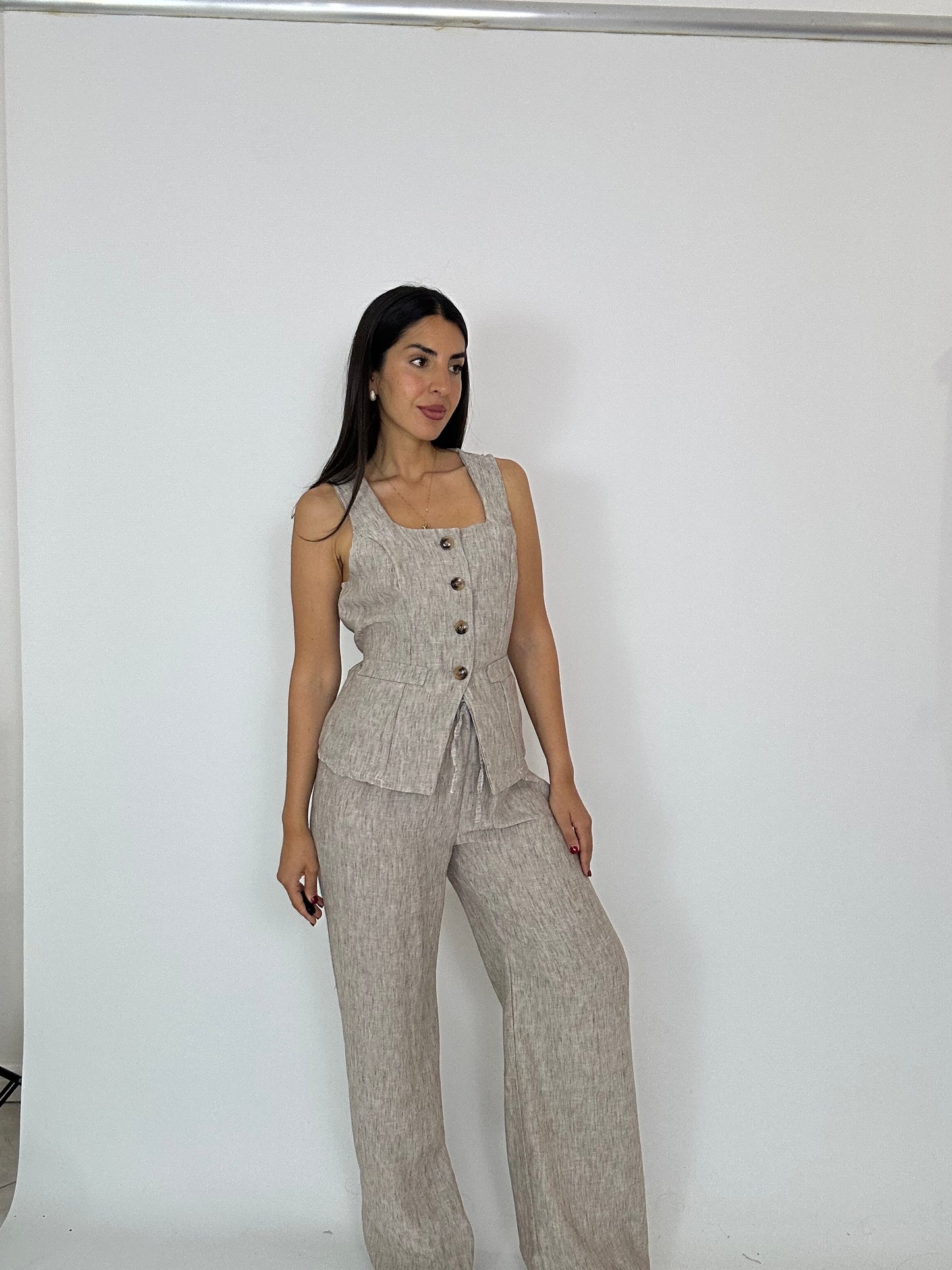 Completo leggero beige