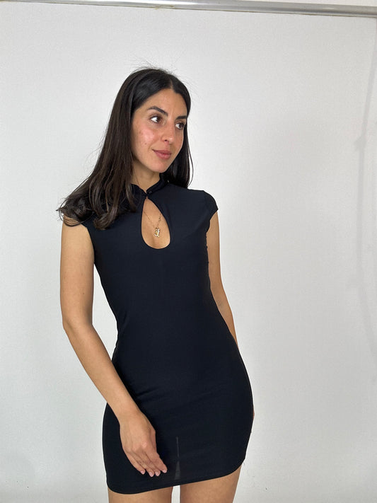 Vestito aderente nero