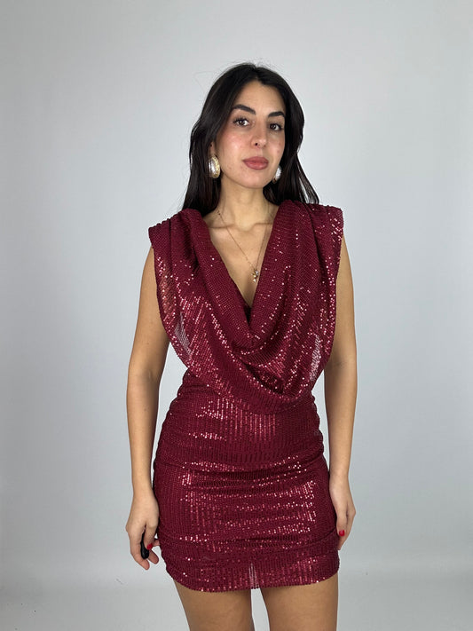 Abito paillettes modello Zara