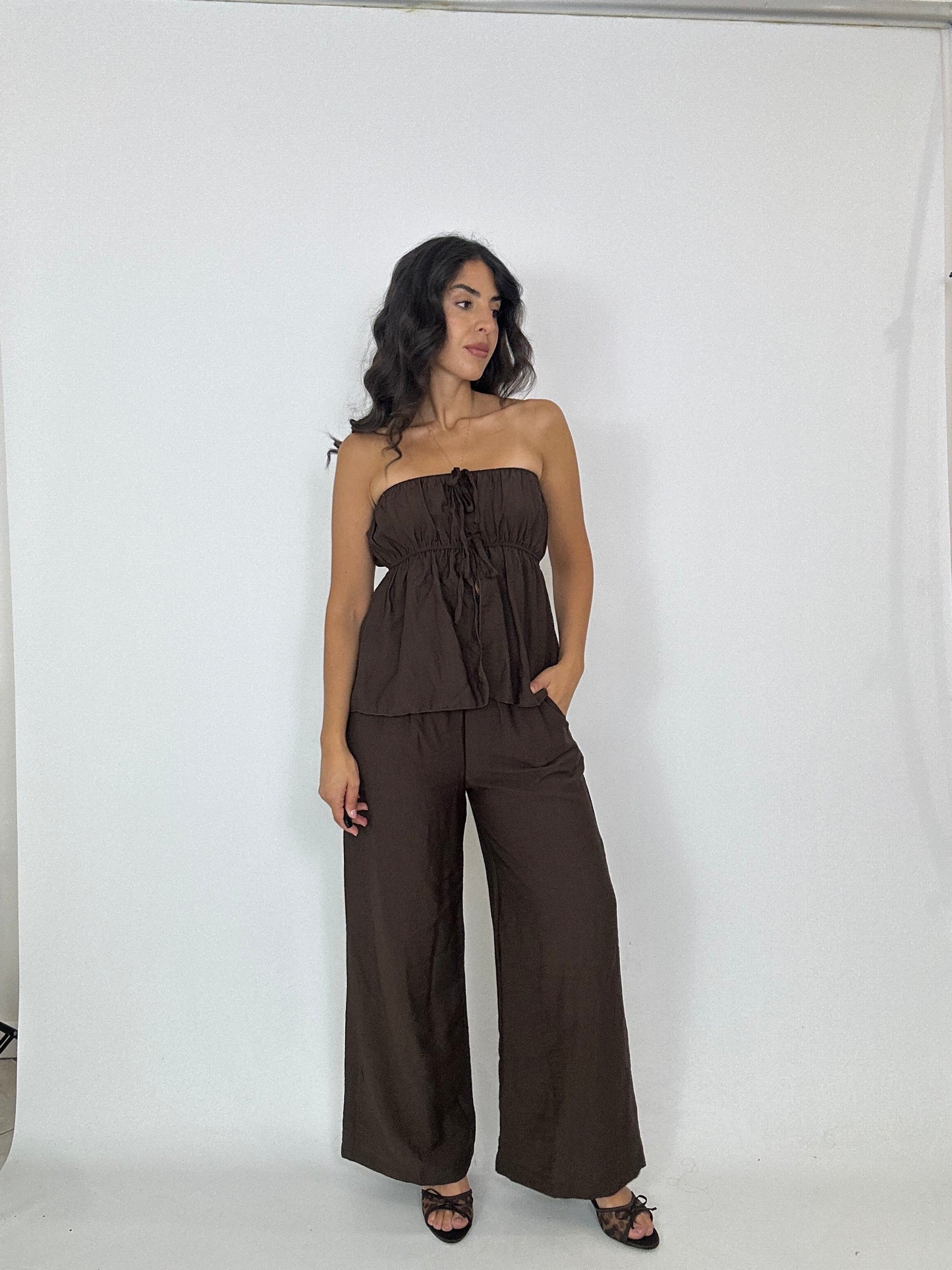 Coordinato marrone leggero