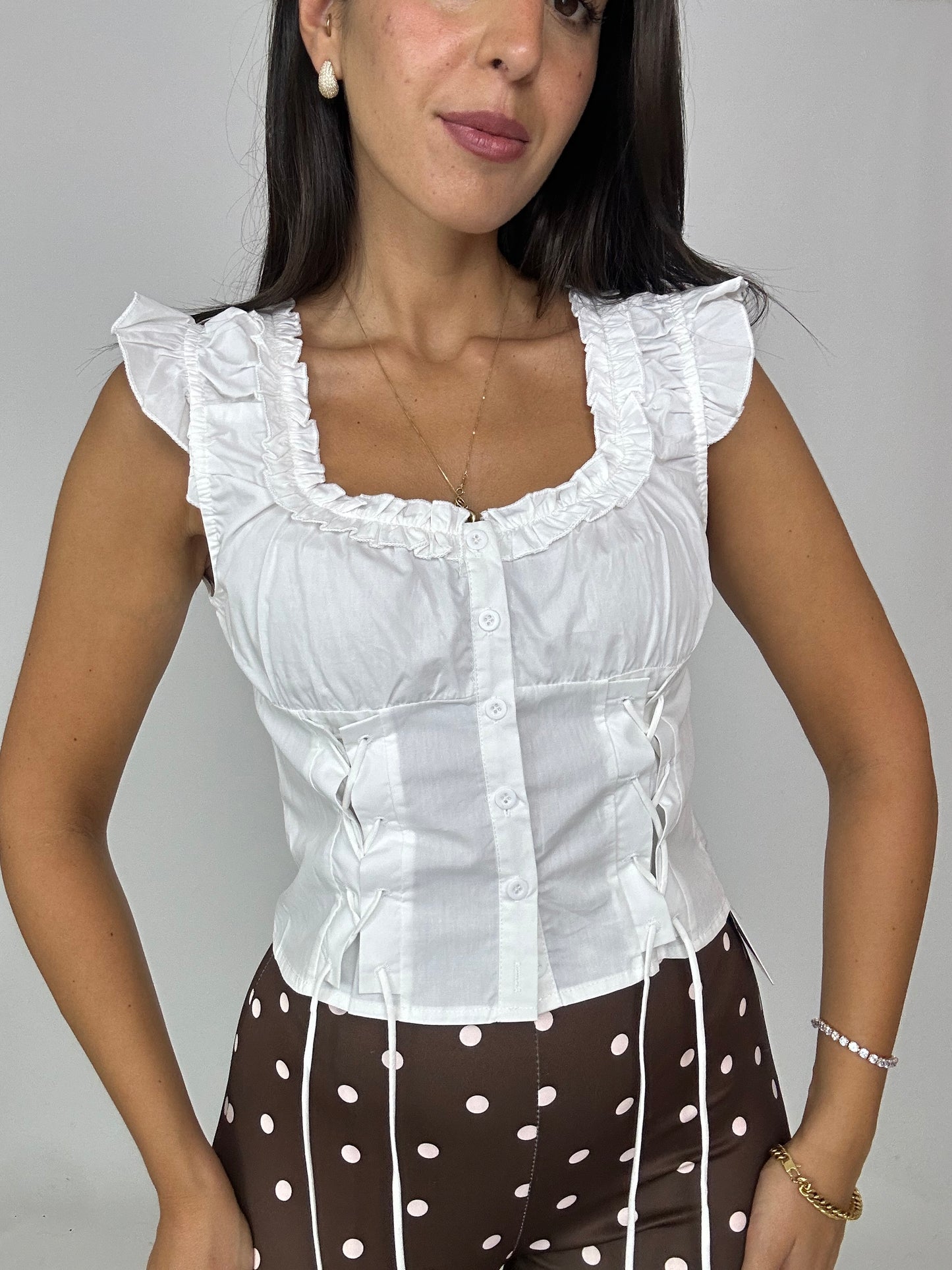 Camicia cotone aderente