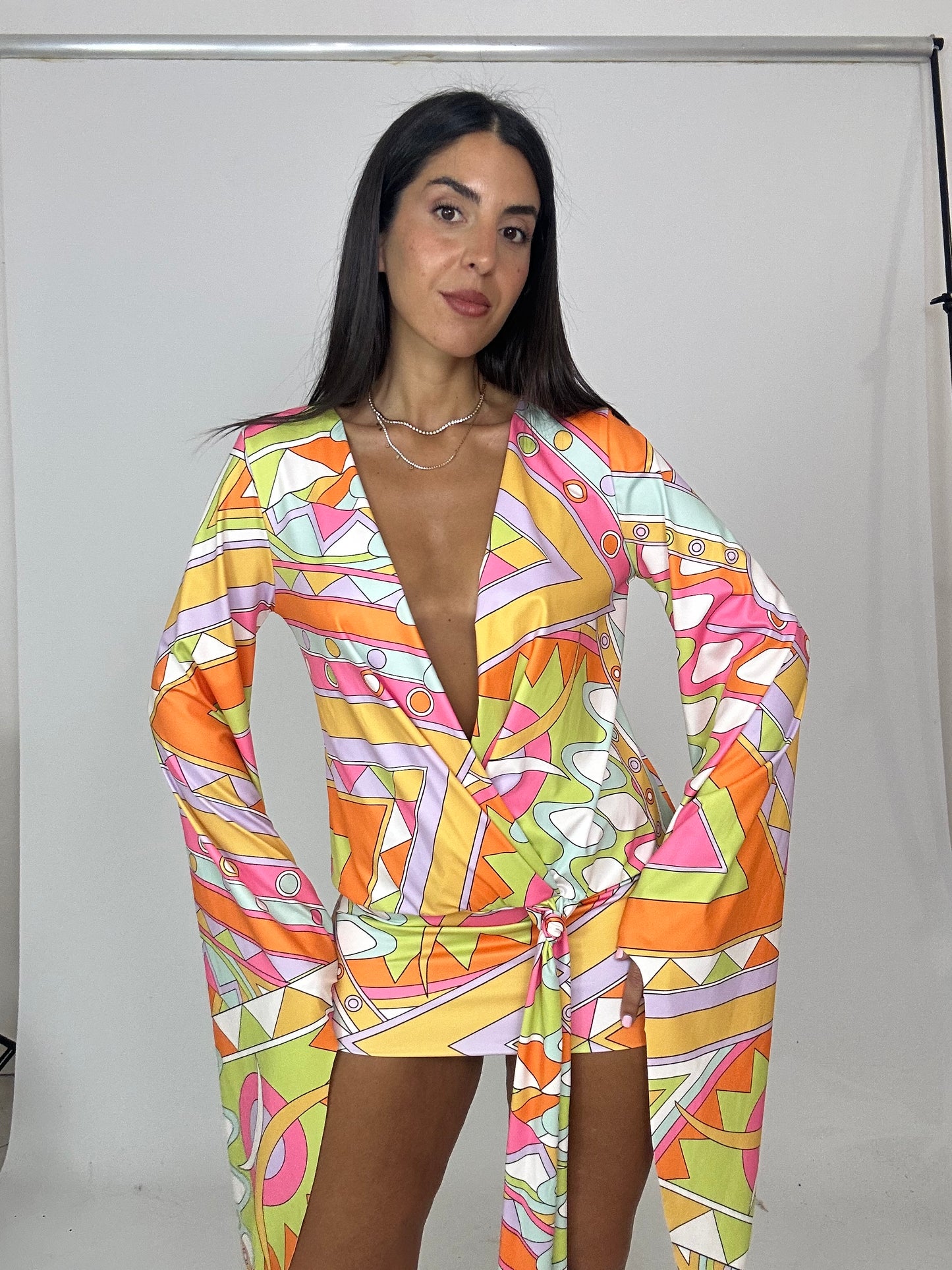 Mini dress multicolor