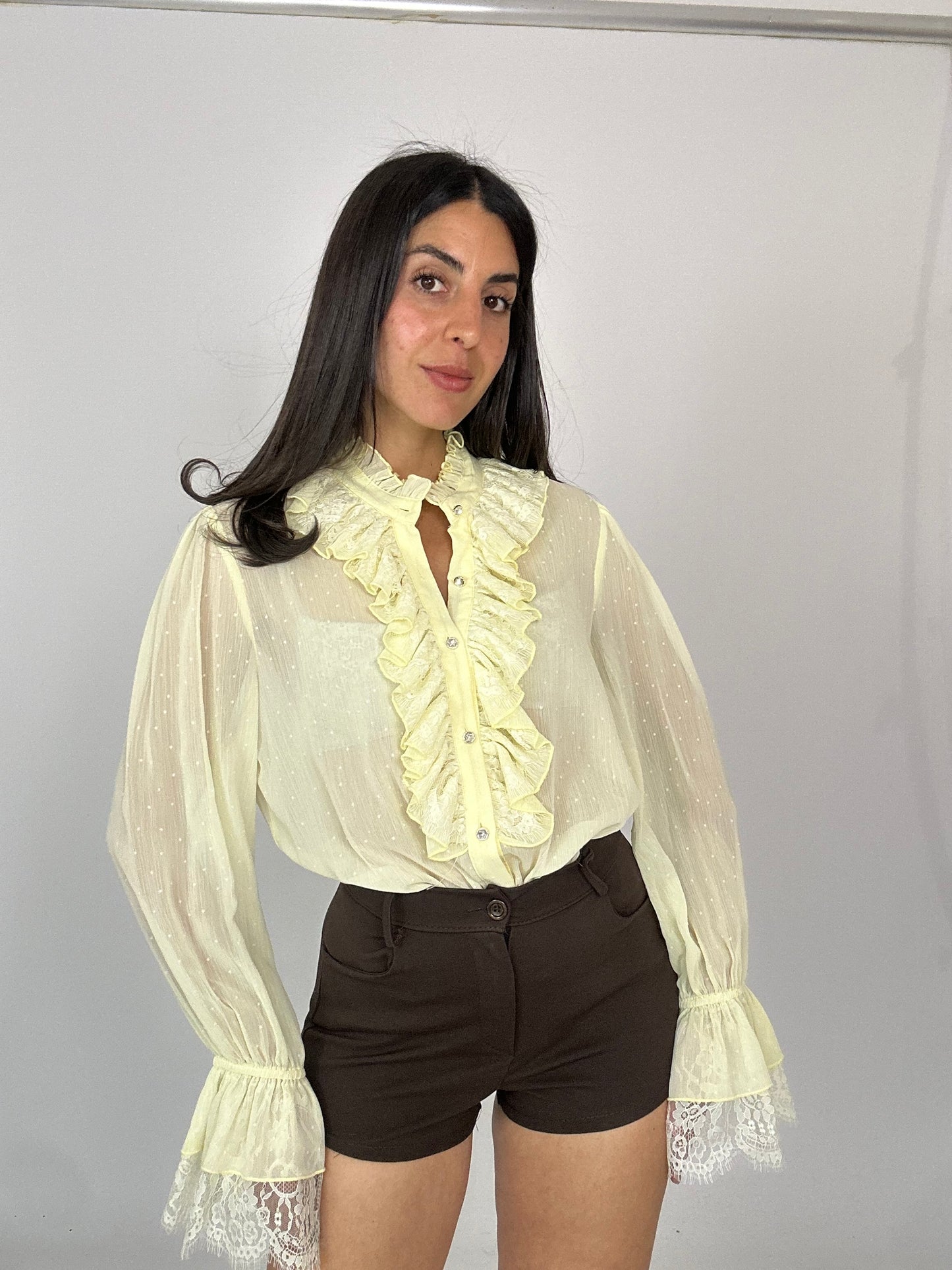 Culotte marrone elastica