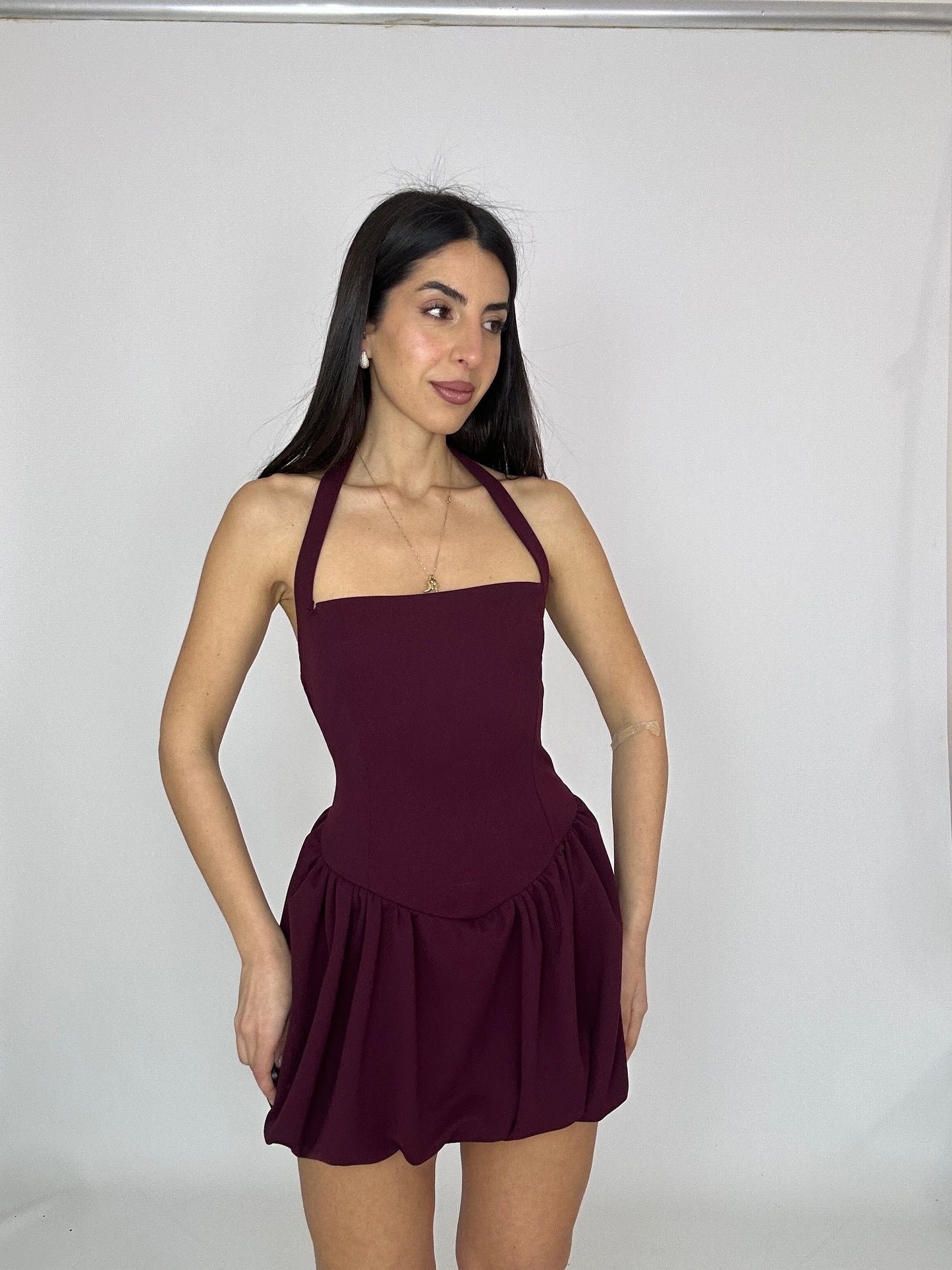 Mini dress a palloncino