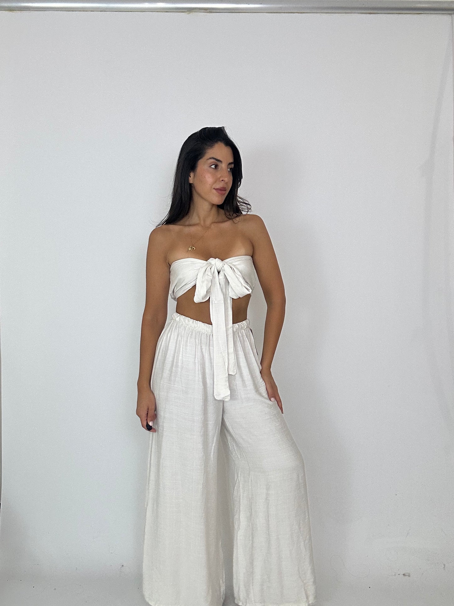 Coordinato con fascia e pantalone