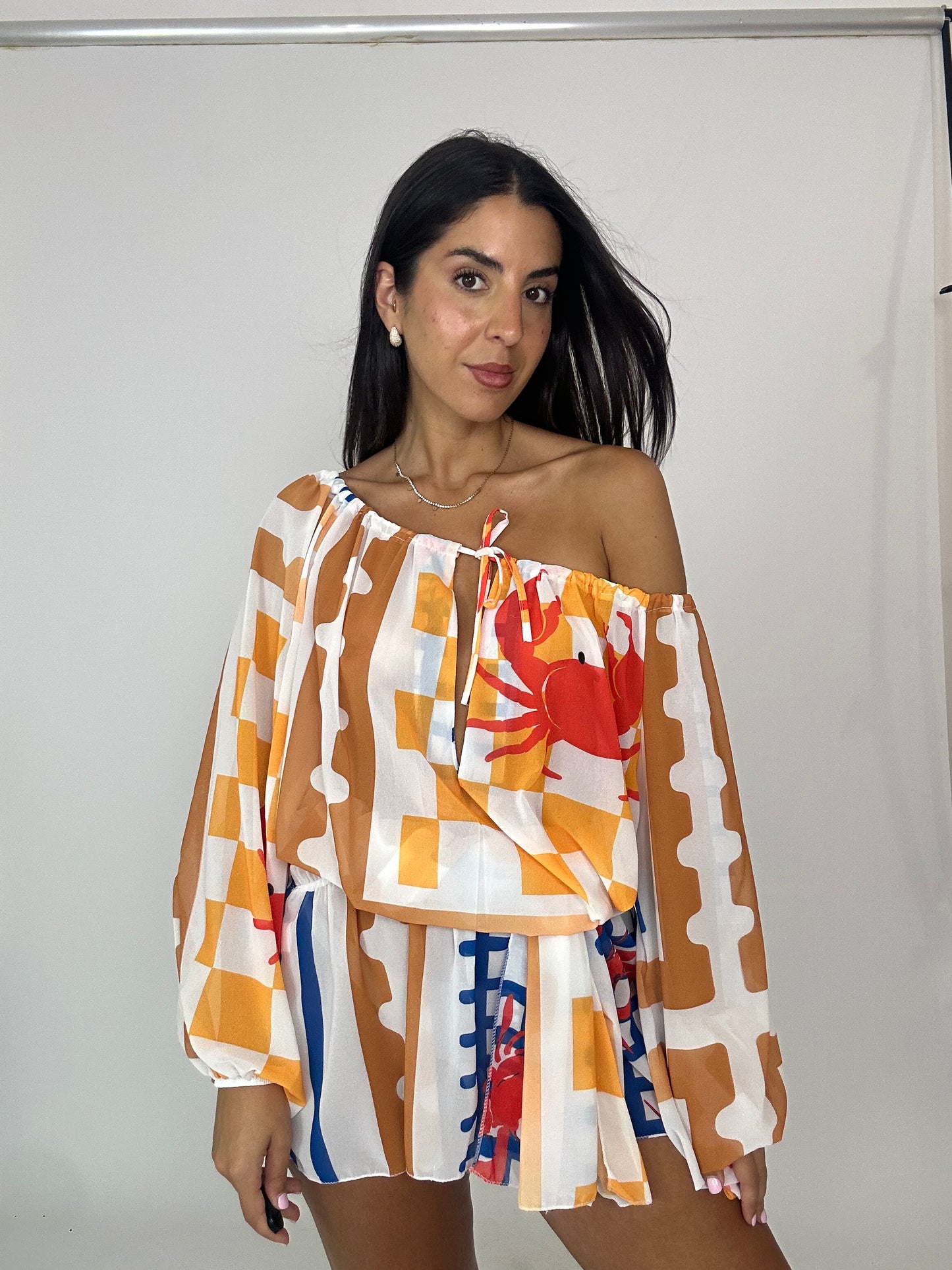 Vestito cn bandana leggero