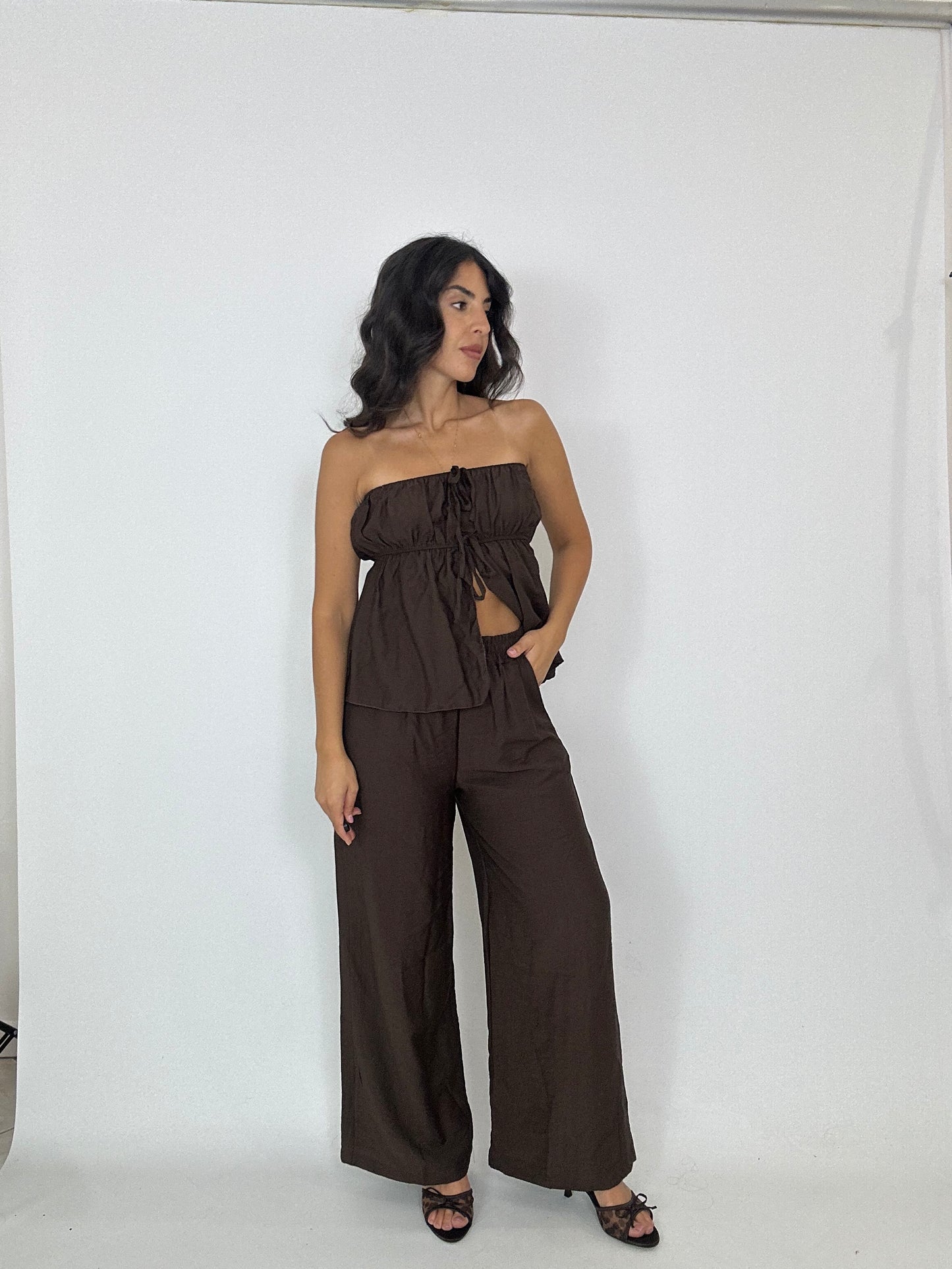 Coordinato marrone leggero