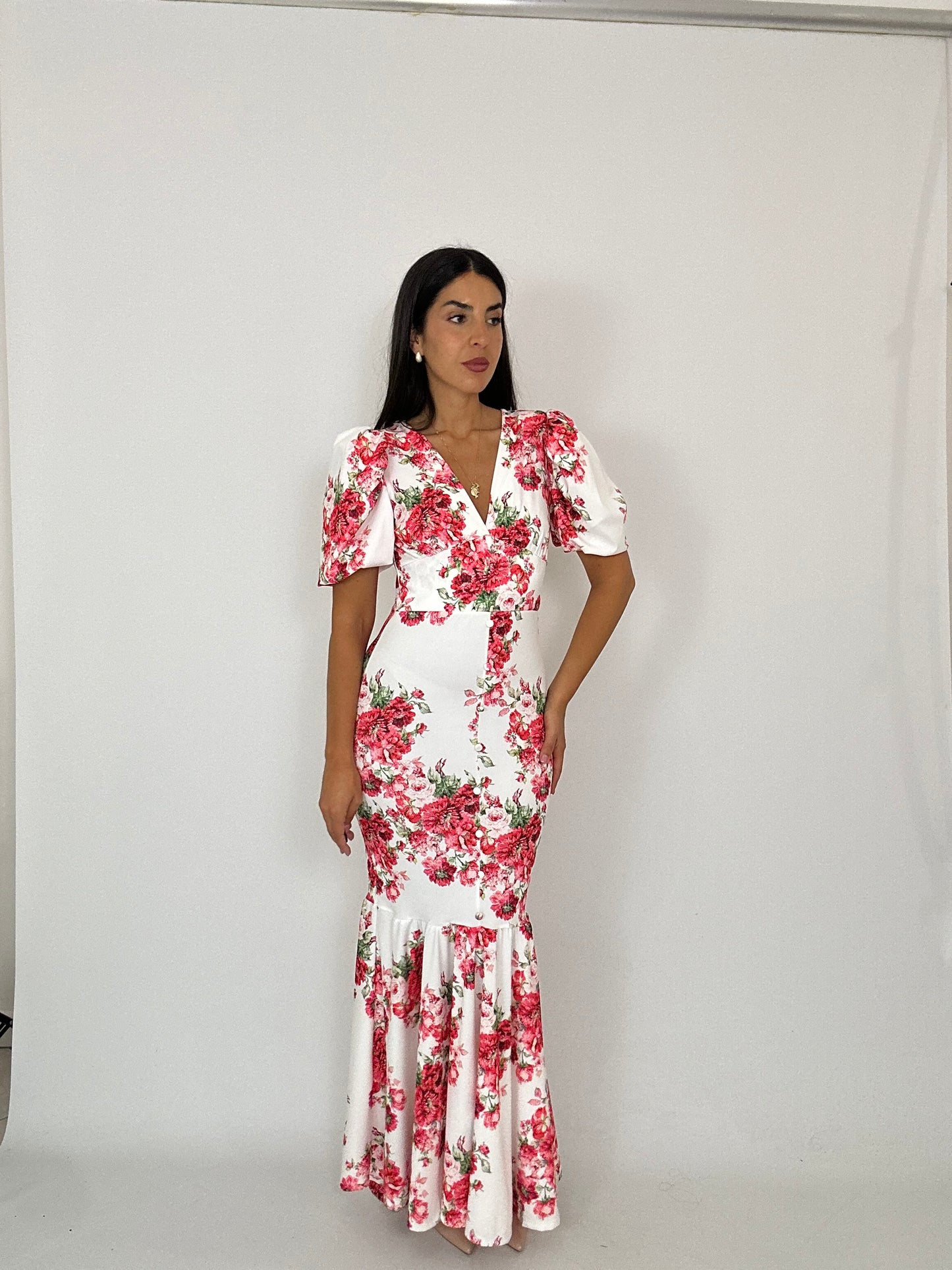 Abito lungo fiori