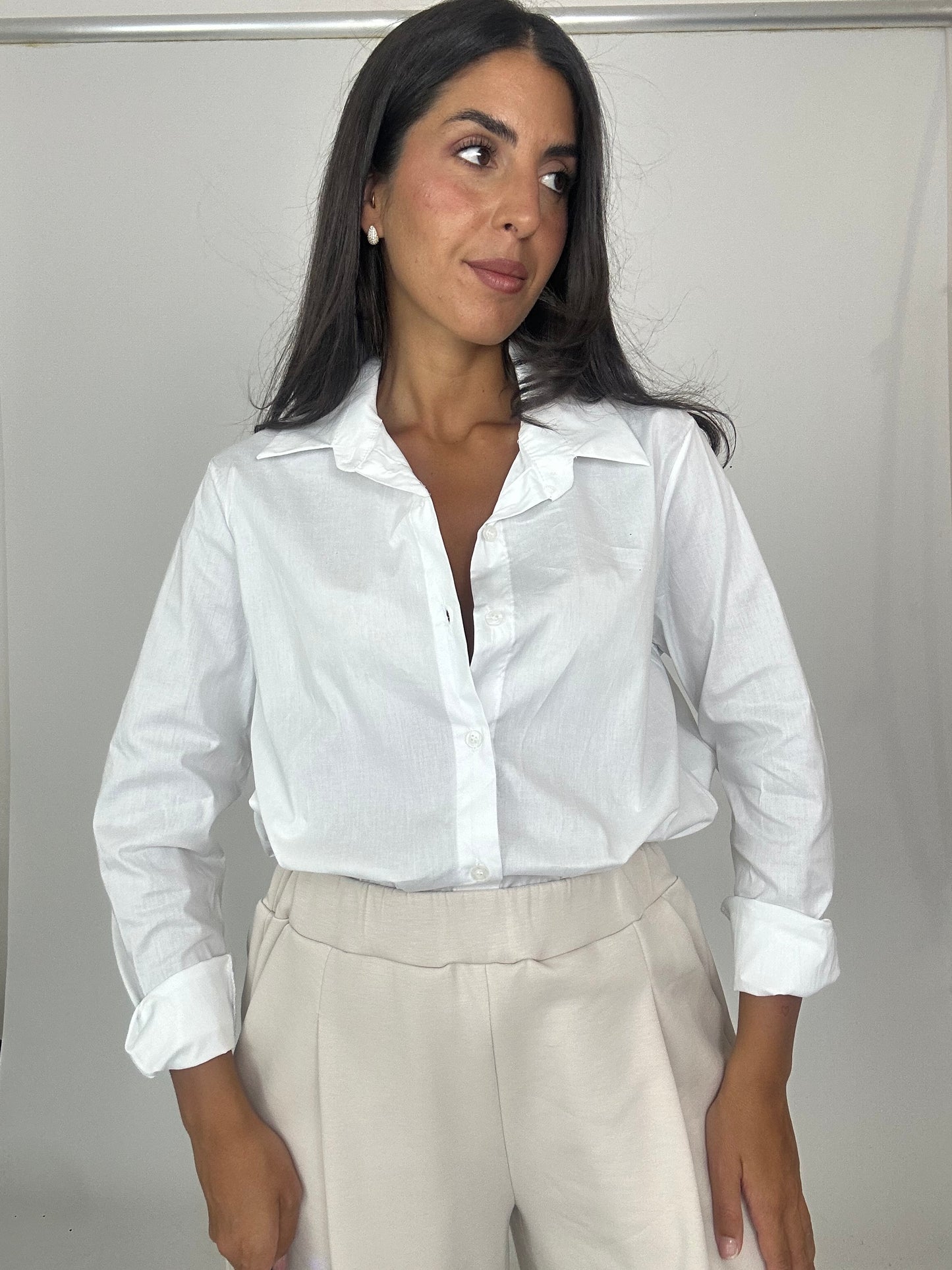 Camicia basic bianca
